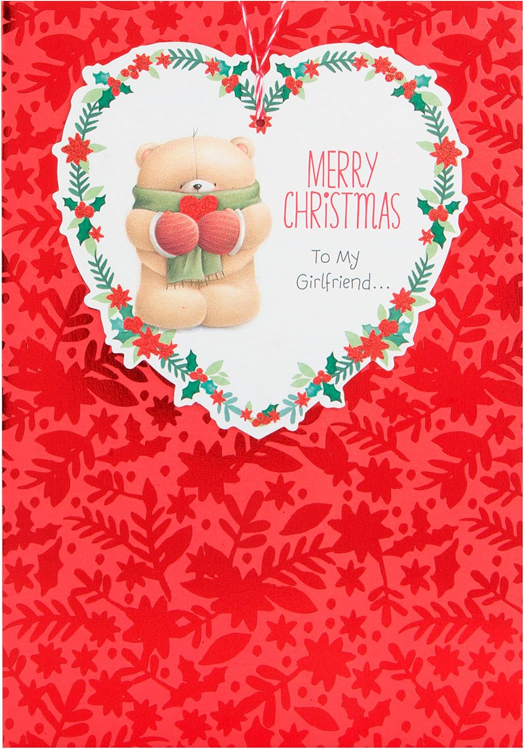 Hallmark Forever Friends to Girlfriend Christmas Card - 'Shiniest Star' - Medium