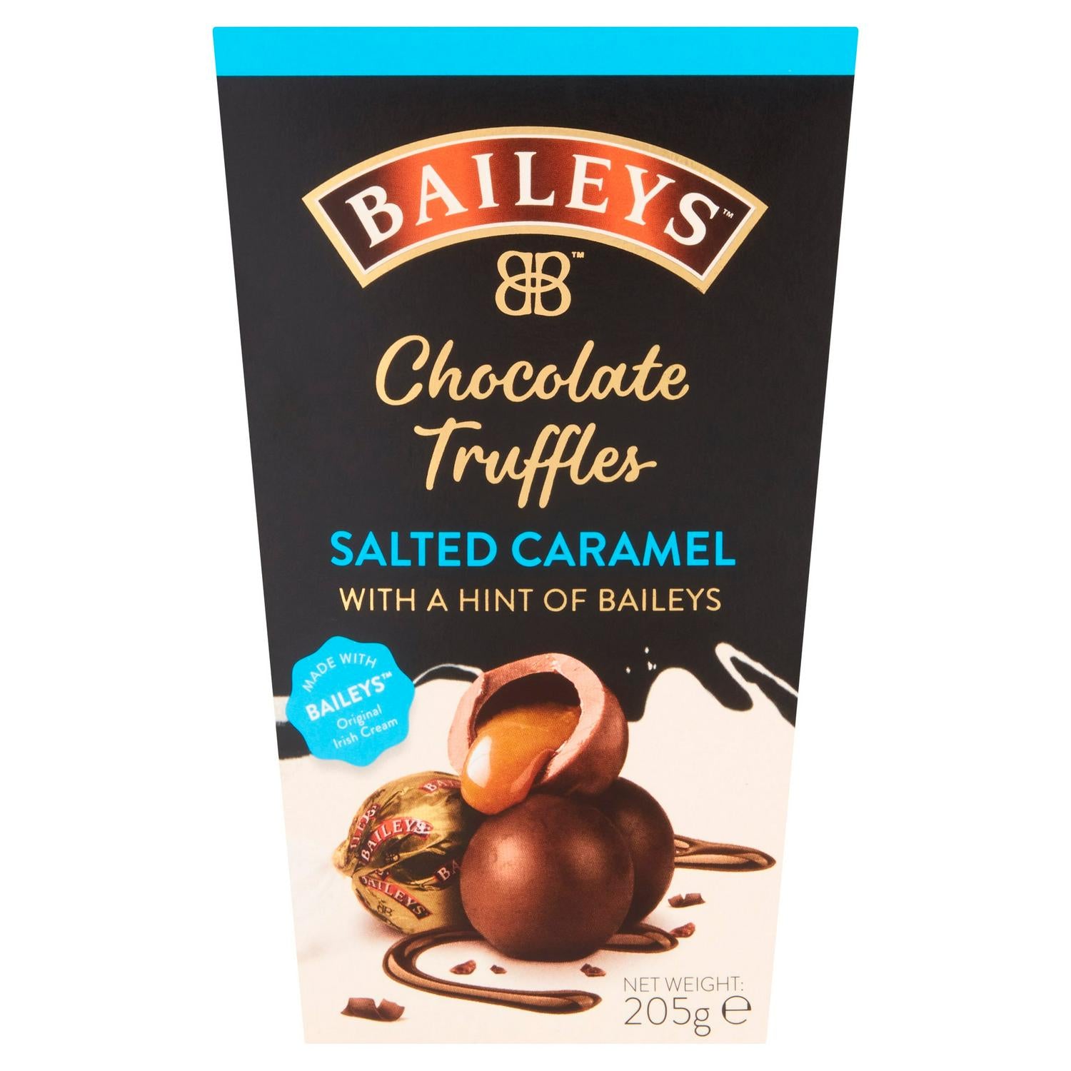 Baileys Salted Caramel Twist Wrapped Truffles in Carton