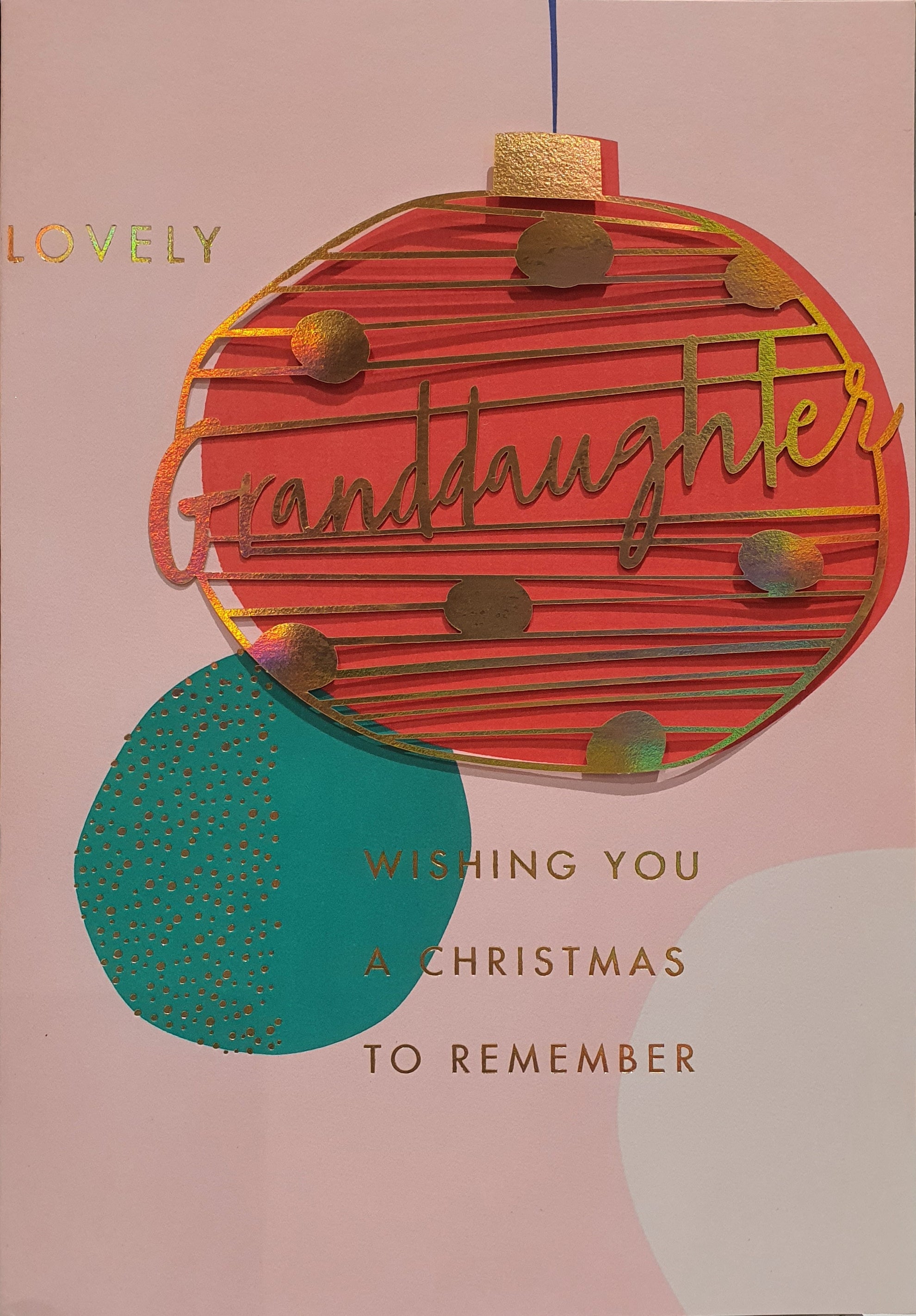 Hallmark Granddaughter Christmas Card - Wishing You a Christmas to Remember