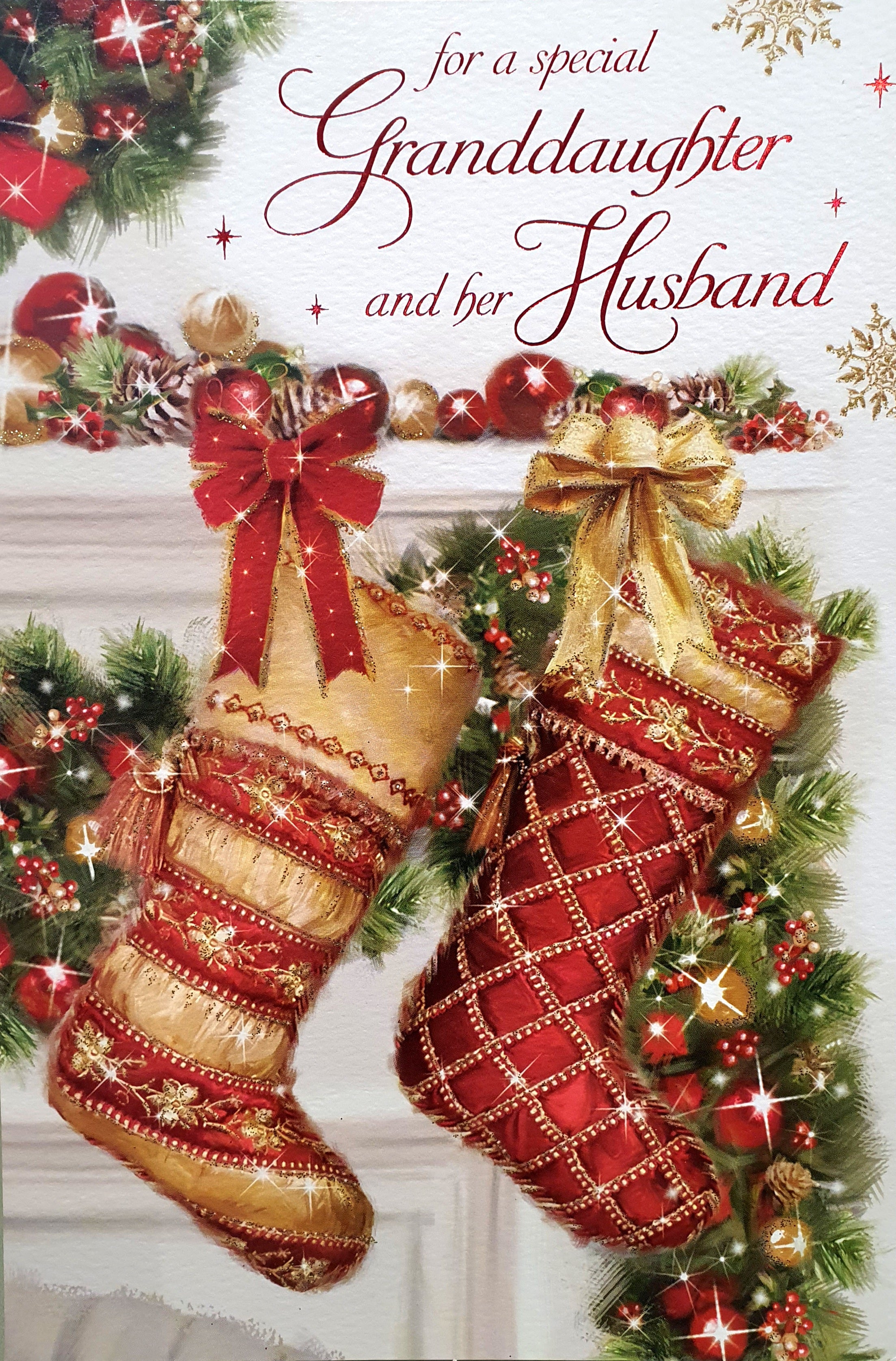 For a Special Grandaughter and Her Husband Christmas Card