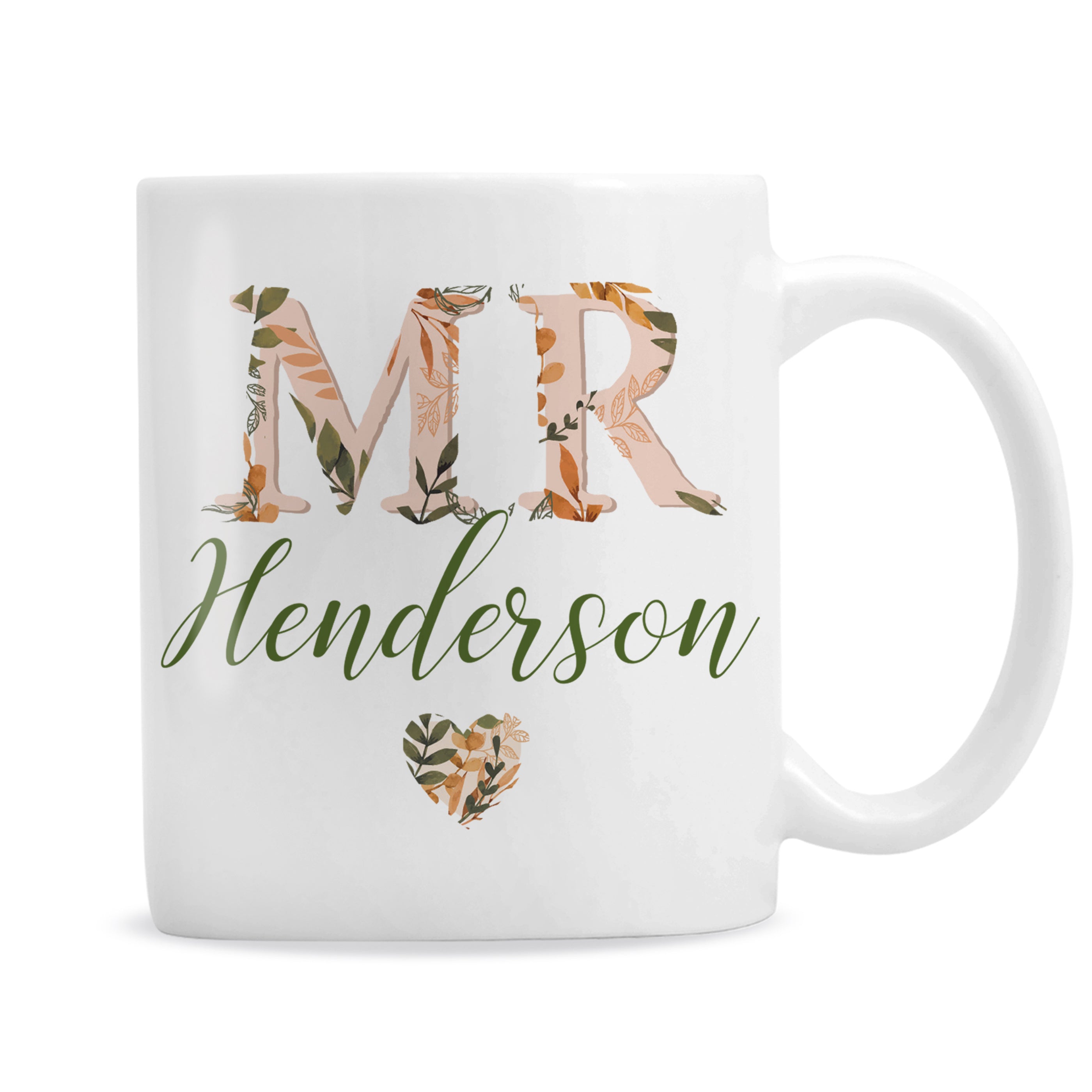 Personalised Mr Autumnal Mug