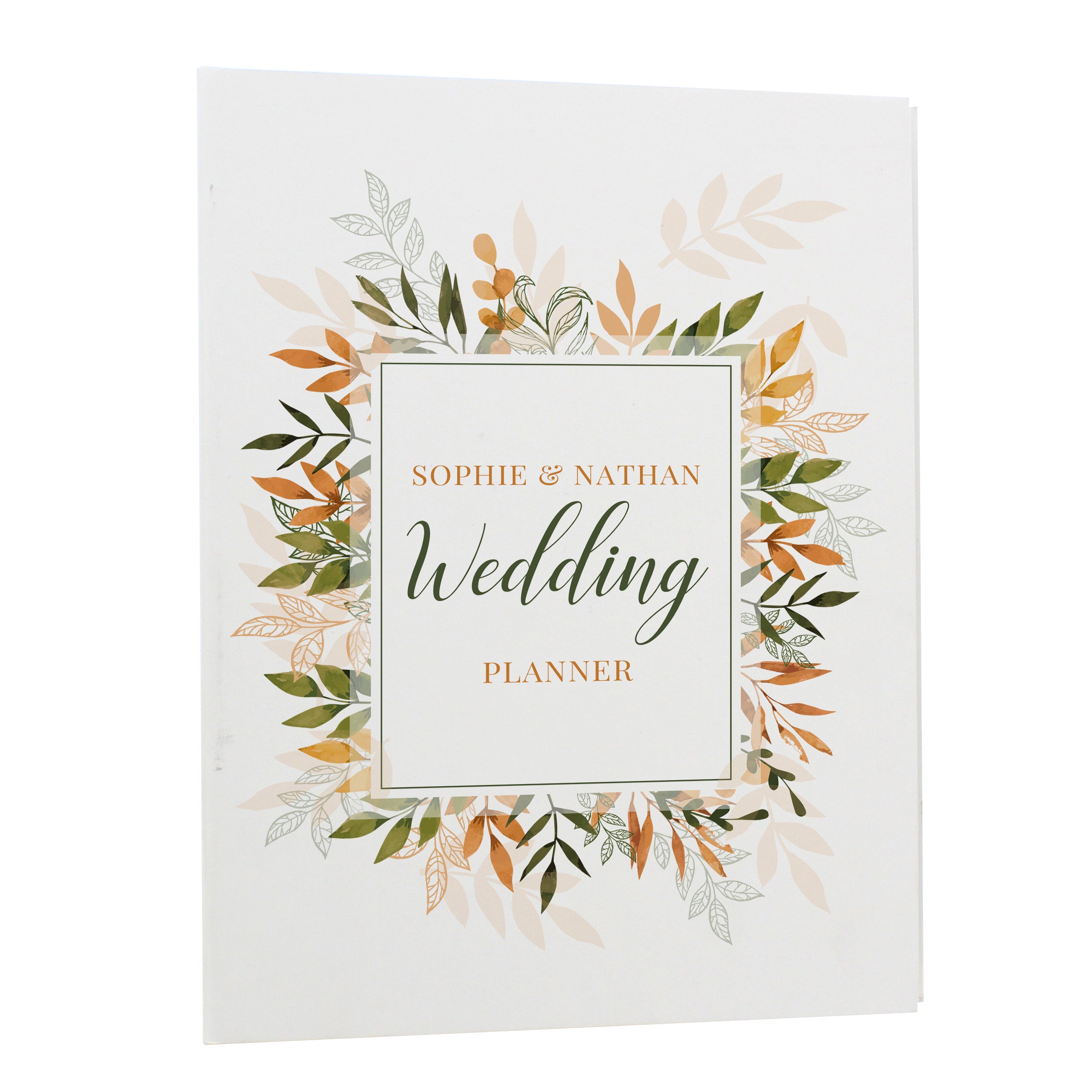 Personalised Autumnal Wedding Planner