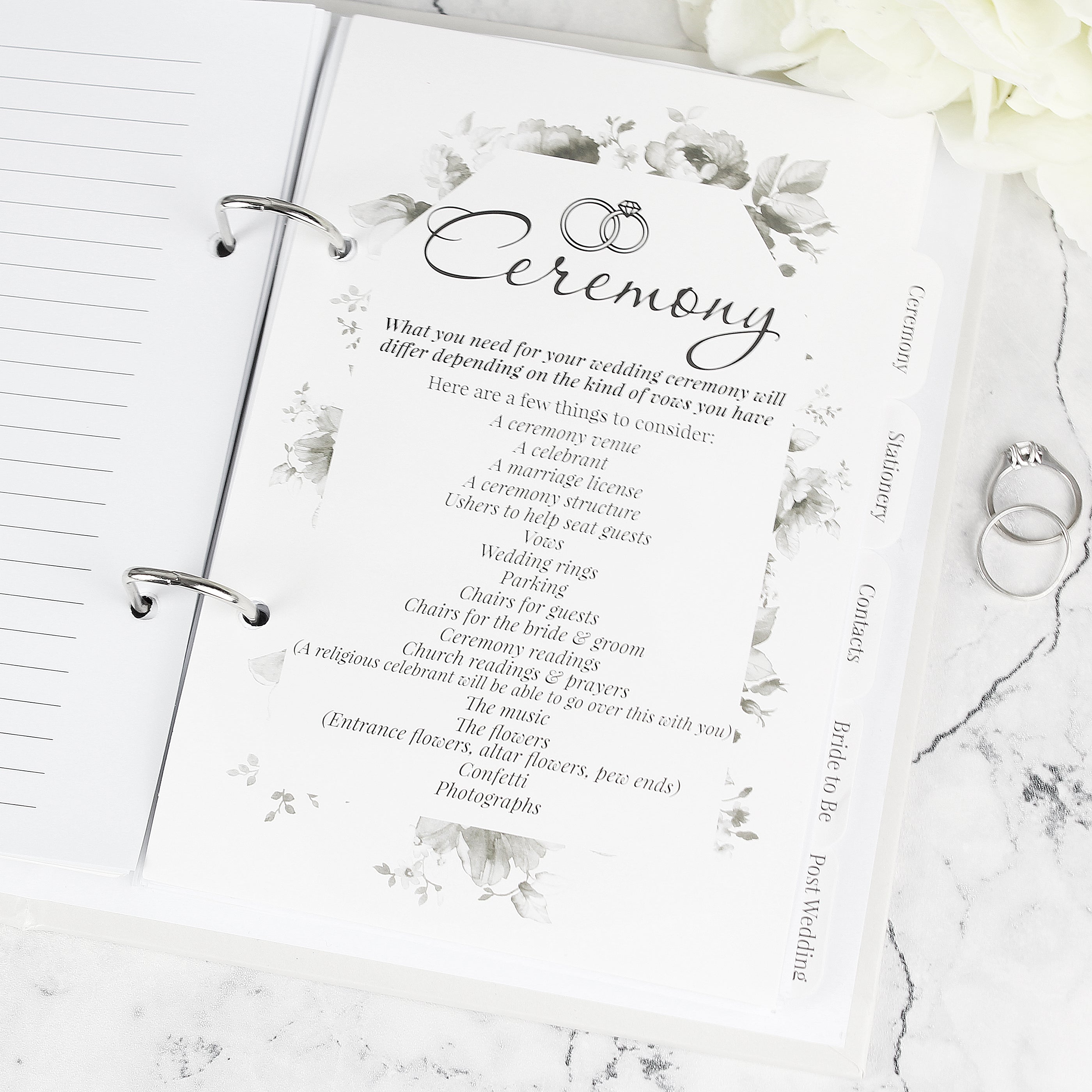 Personalised Autumnal Wedding Planner