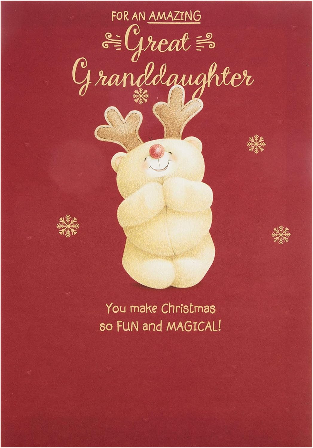 Hallmark Great Granddaughter Christmas Card - Forever Friends