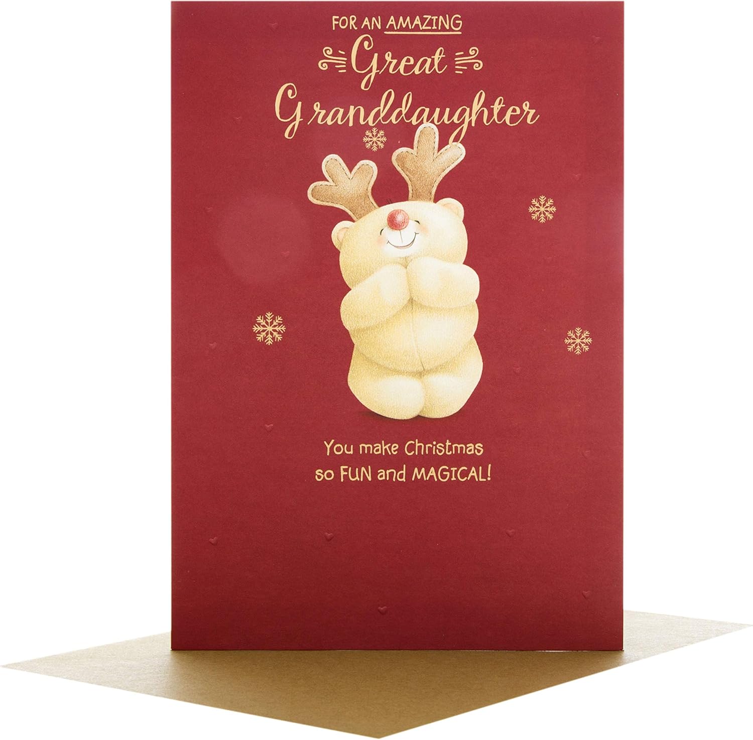 Hallmark Great Granddaughter Christmas Card - Forever Friends