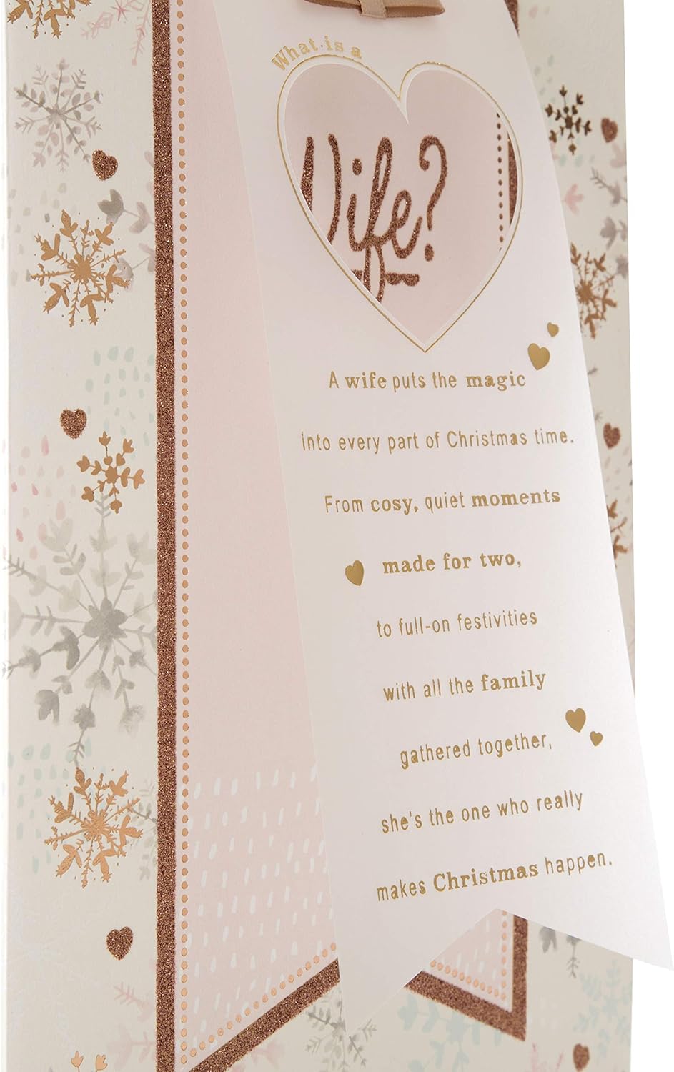 Hallmark Wife Large Christmas Card "All My Love"