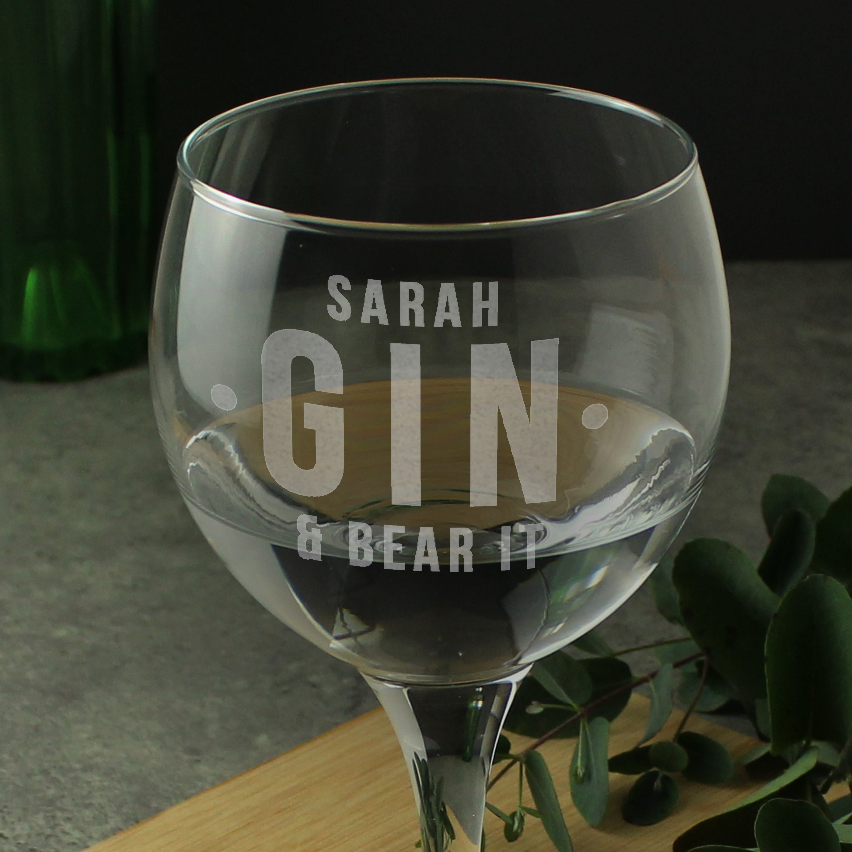 Personalised Gin & Bear Gin Set