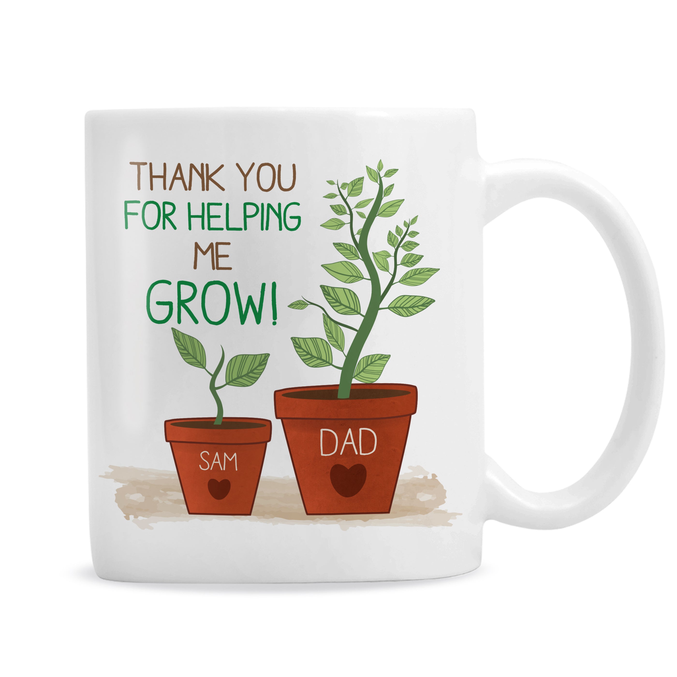 Personalised Helping Me Grow Mug