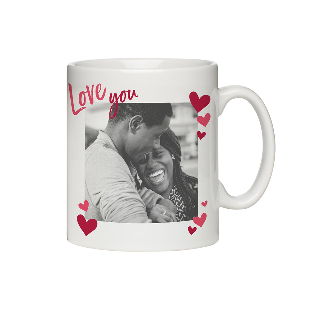 Personalised Love You Photo Upload Mug