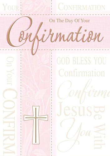 On The Day Of Your Confirmation ~ Luxury Card For Girl