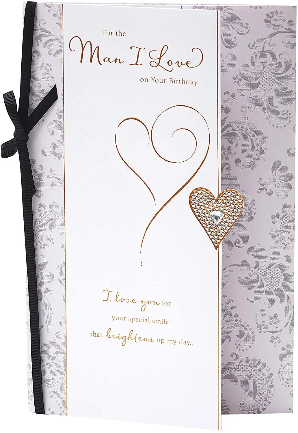 For the Man I Love On you Birthday Card