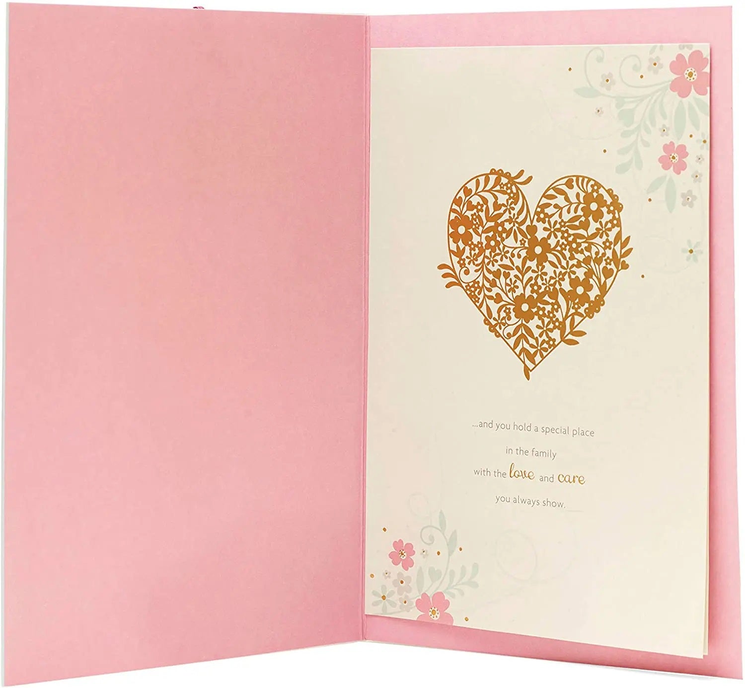 Mum Birthday Card - A Filigreed Heart Of Love - Detachable Keepsake Included