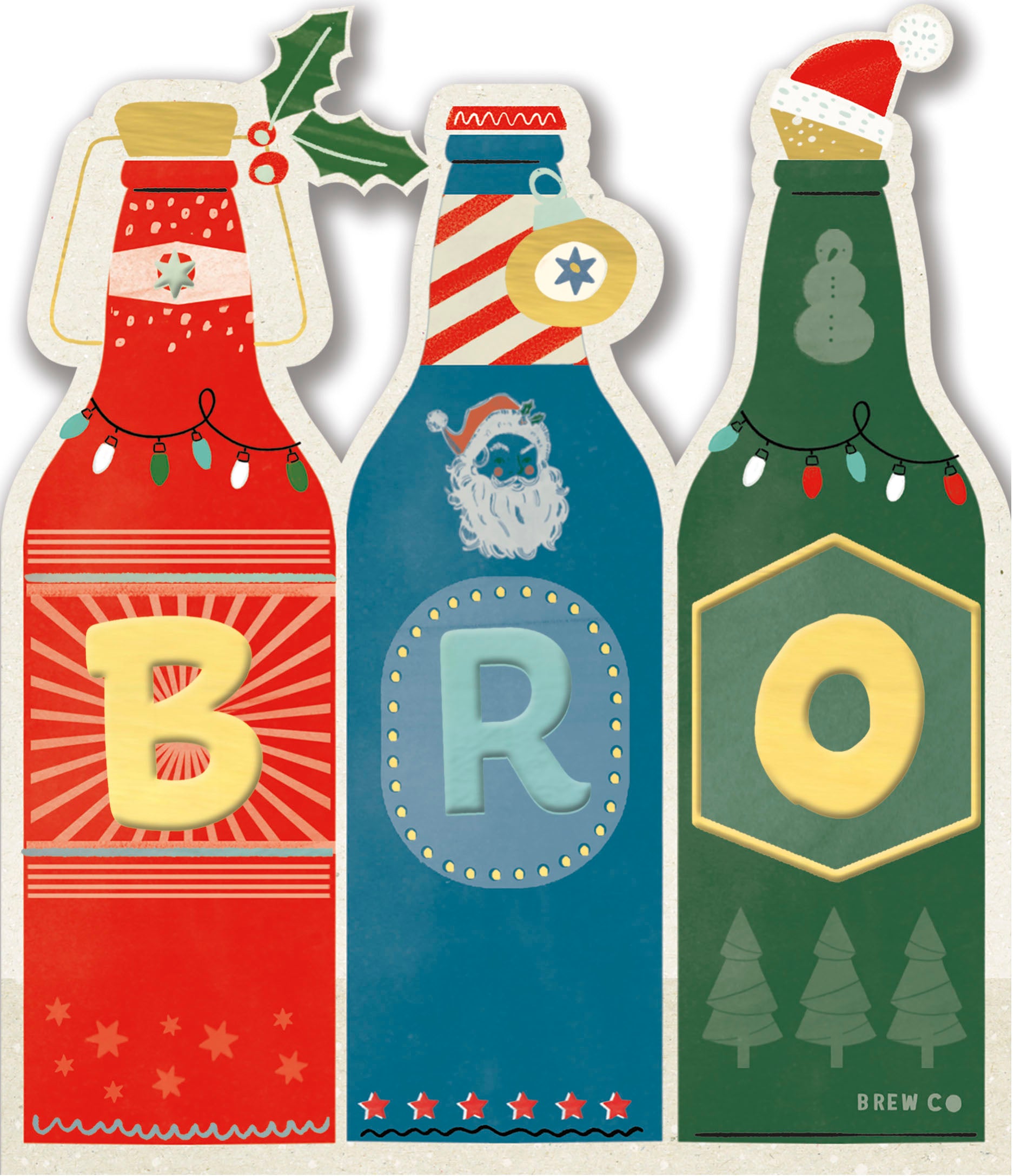 Brother Christmas Card - Cheers to You