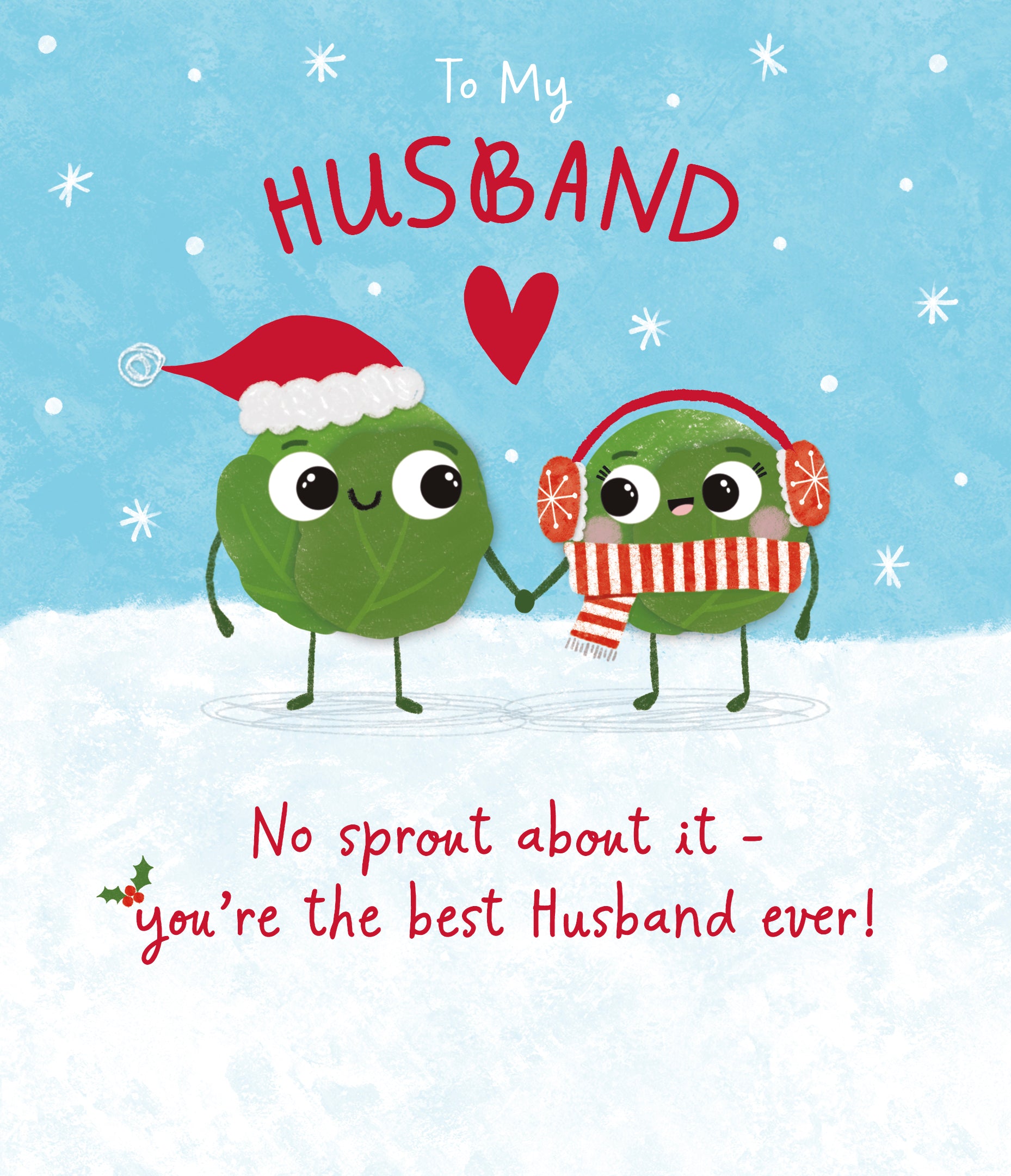 Husband Christmas Card - The Best Sprout Ever