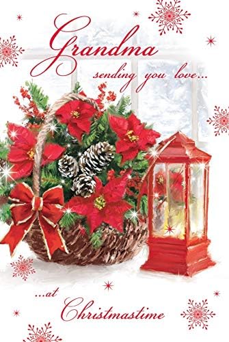 Grandma Sending You Love at Christmastime Card