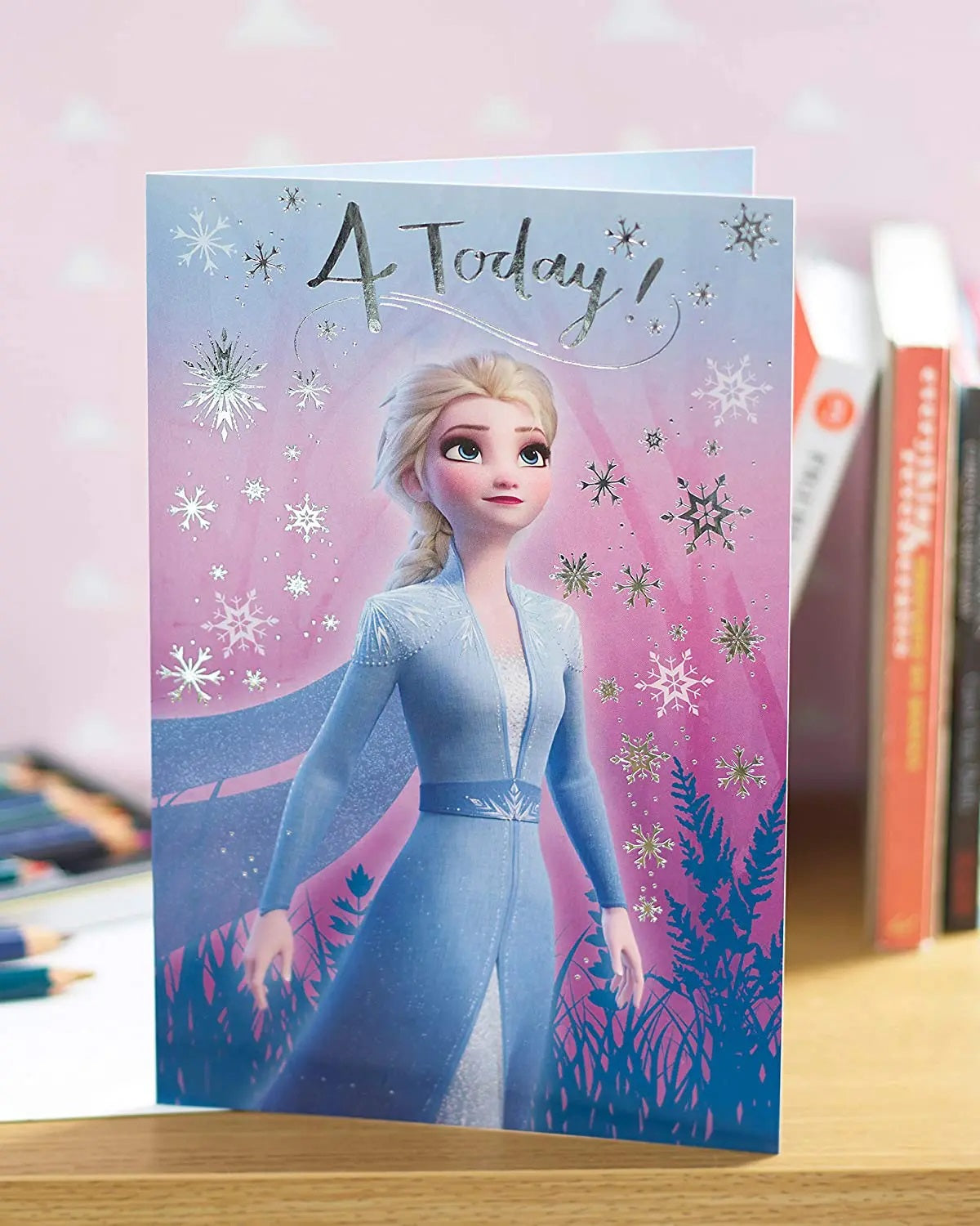 4th Birthday Card - Frozen Elsa