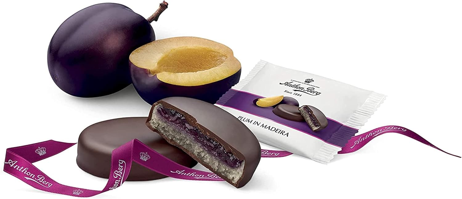 Anthon Berg Plum in Madeira Marzipan in Dark Chocolate