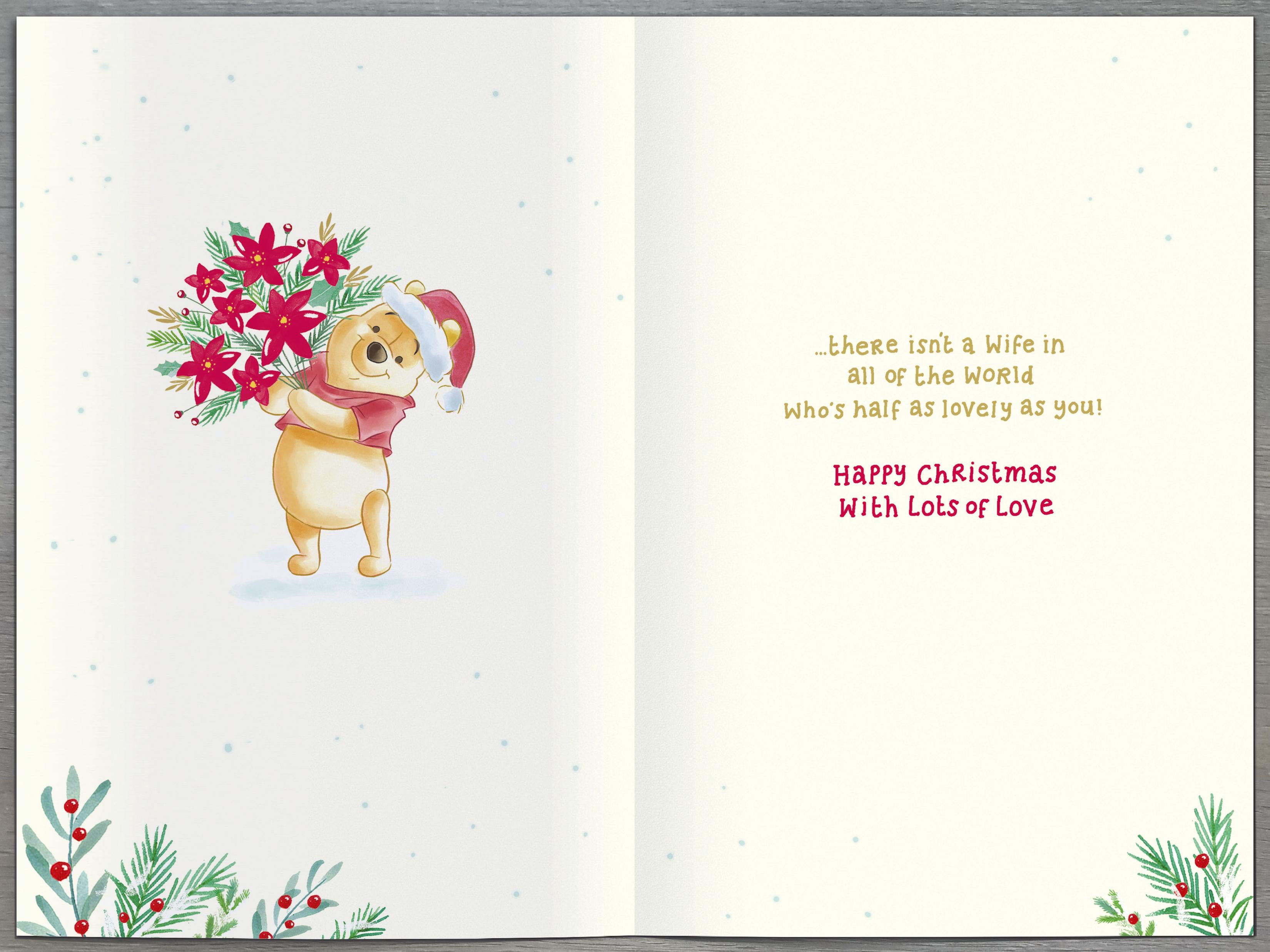 Wife Christmas Card - Cute