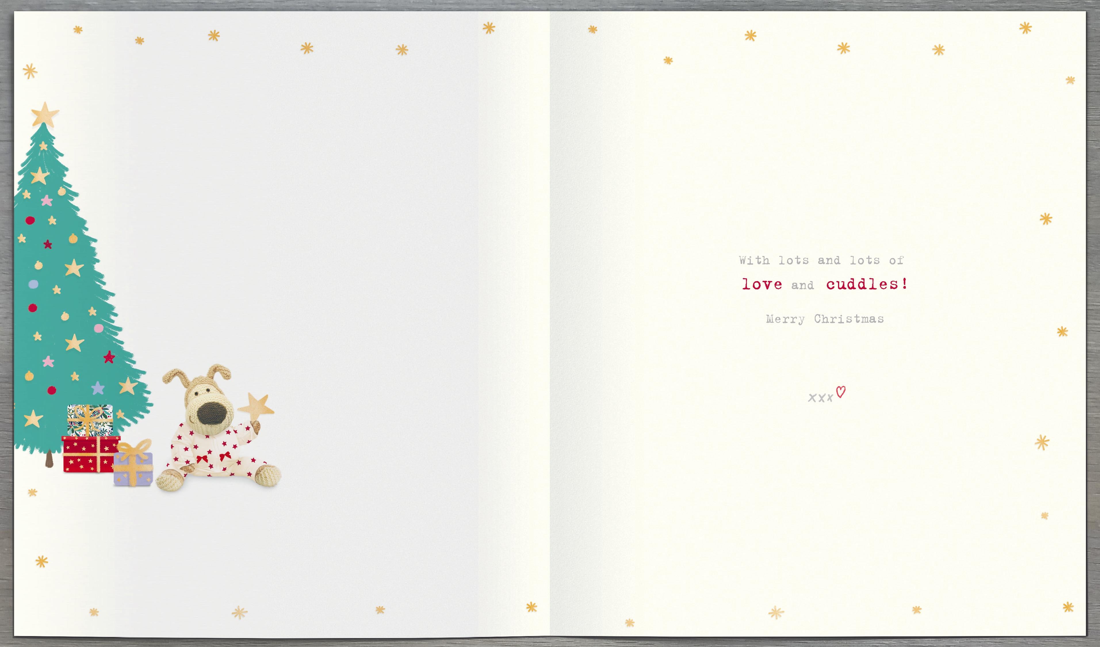 For a Special Girl 1st Christmas Card - Boofles