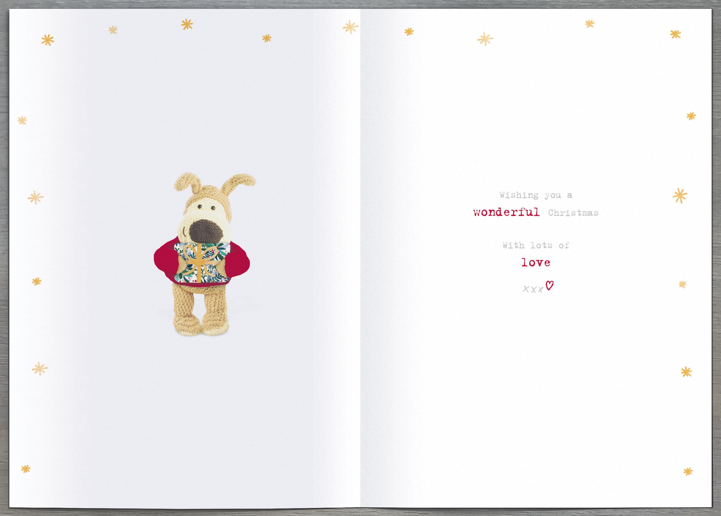 Boofle Lovely Mum with Love Cute Christmas Card