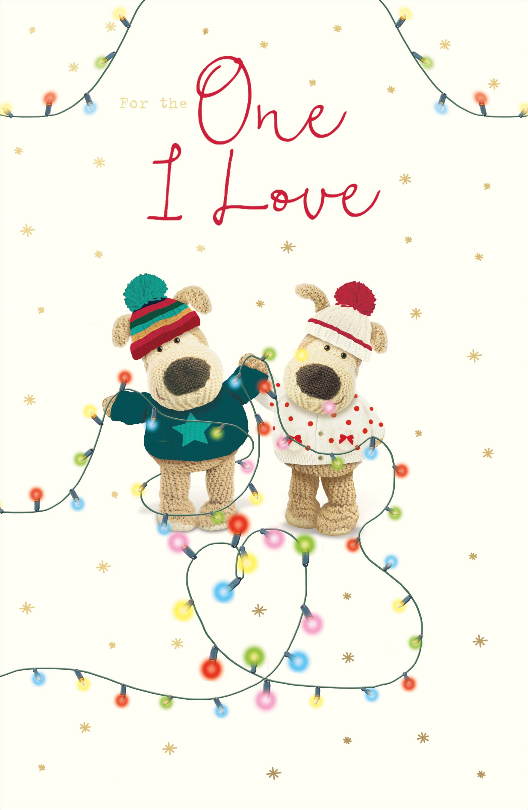 One I Love Christmas Card - Boofles Decorating