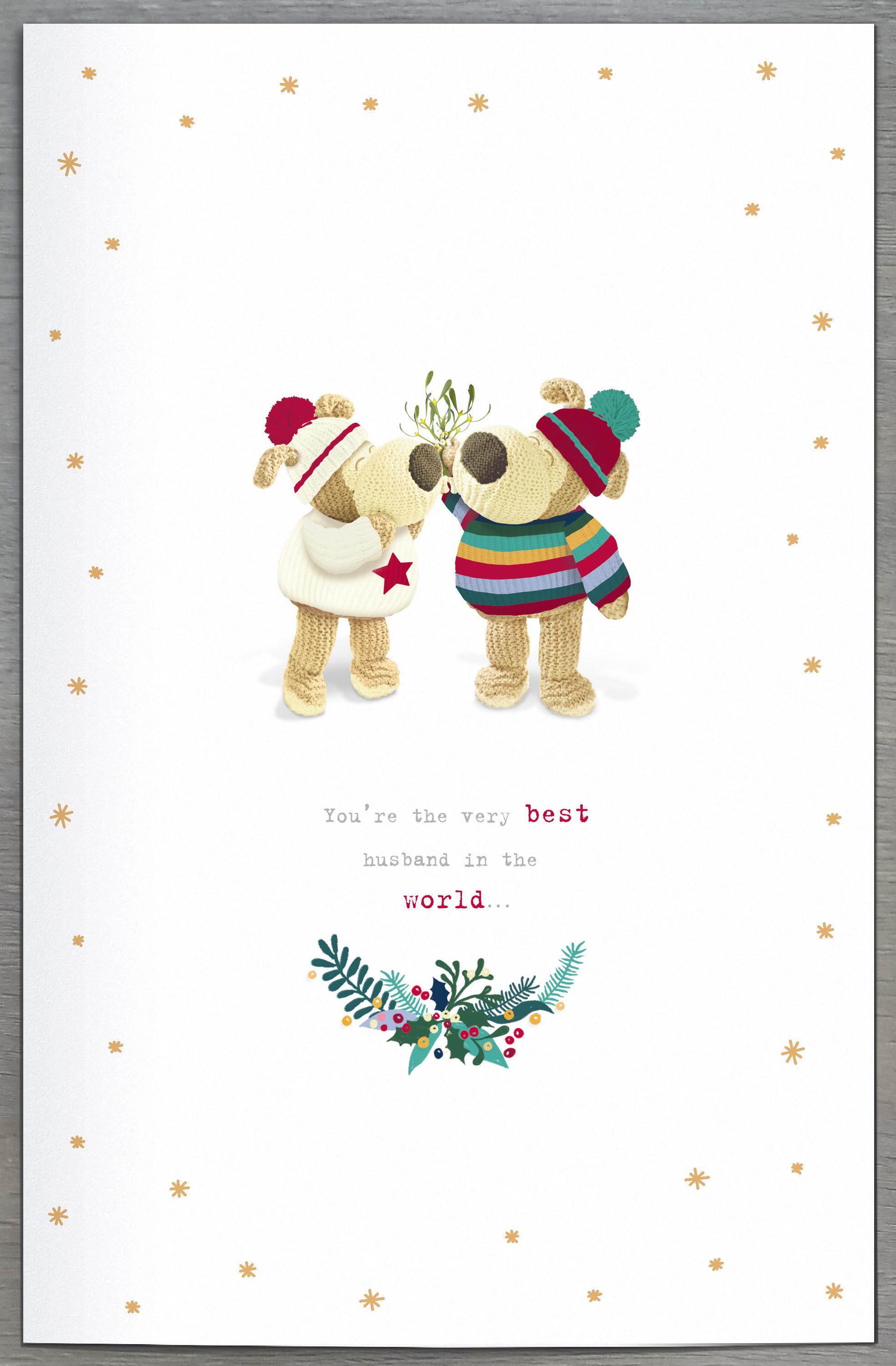 Husband Christmas Card - Boofles Storybook