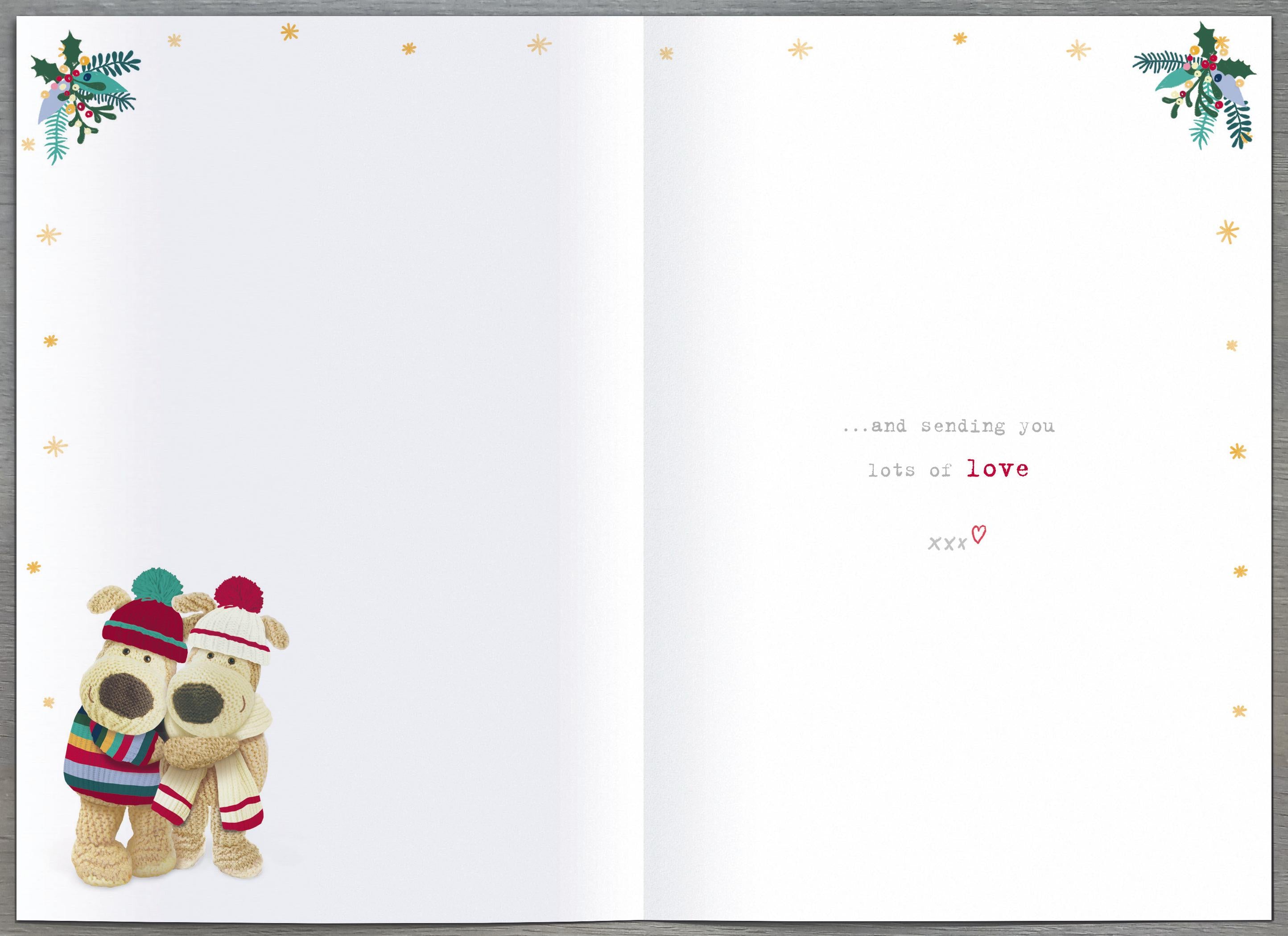 Both of You Christmas Card - Boofles Posting a Christmas Card