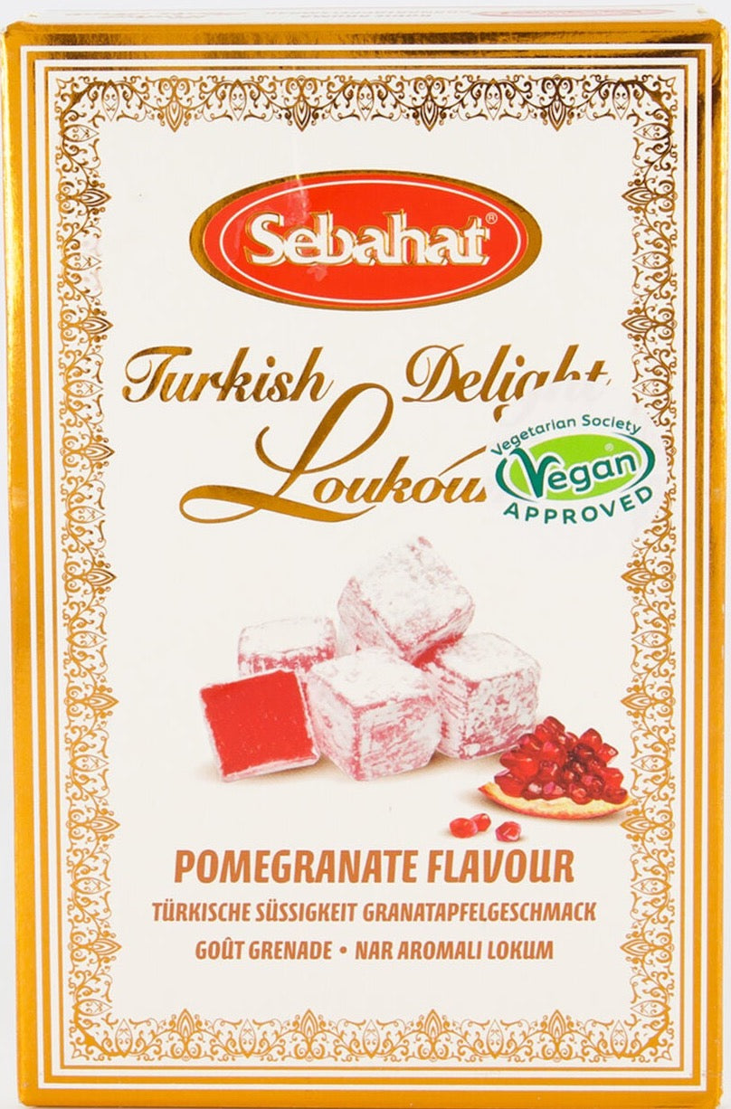 Pomegranate Turkish Delight in Gift Box