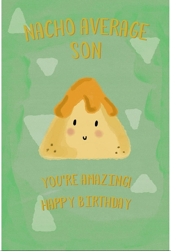 Son Birthday Card - Nachos