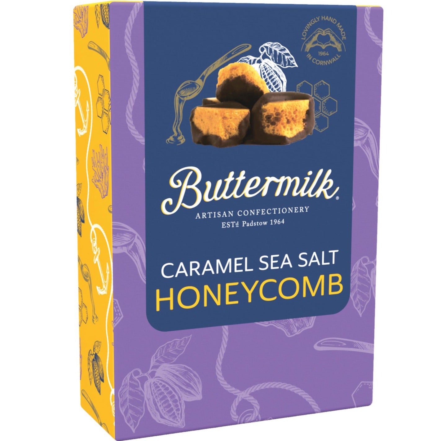 Buttermilk Dark Chocolate Covered Caramel Sea Salt Honeycomb Share Box