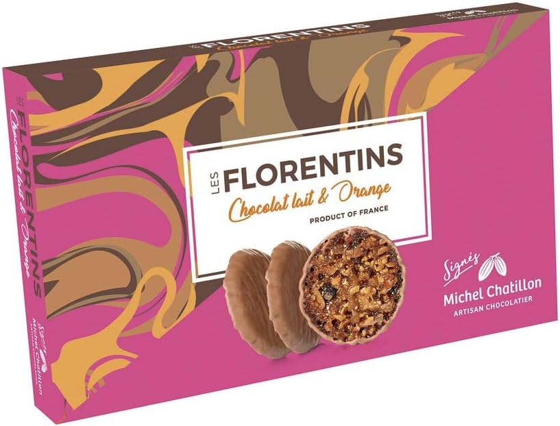 Les Florentins Orange In Milk Chocolate - 12x100g