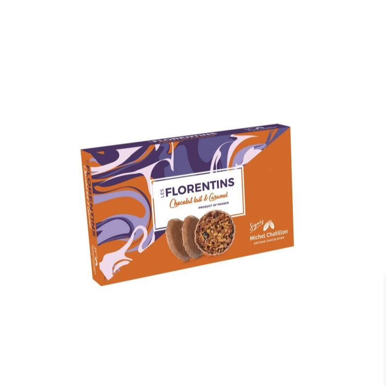 Les Florentins Chocolate & Salted Caramel Florentines milk chocolate - 12x100g