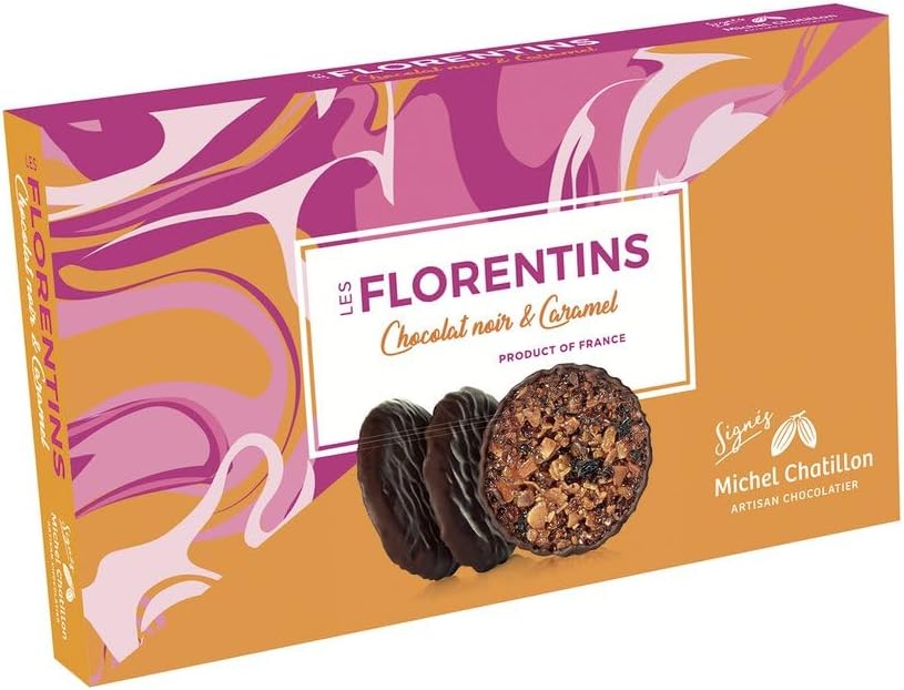 Les Florentins Caramel In Dark Chocolate - 12x100g