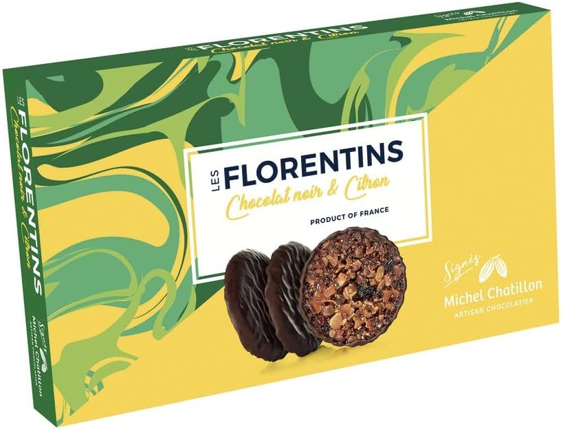 New Mon Les Florentins Lemon In Dark Chocolate - 12x100g