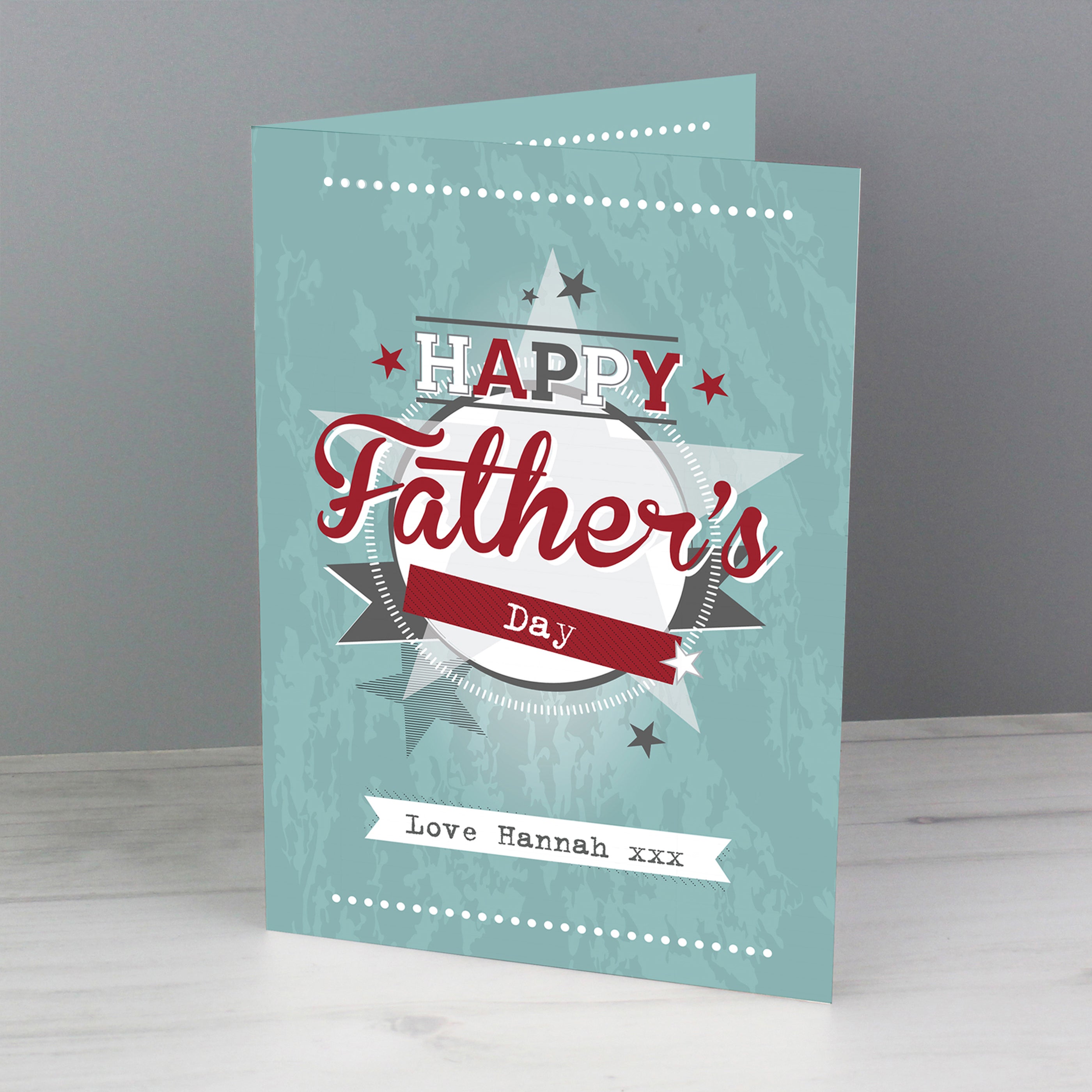 Personalised 50s Retro Card