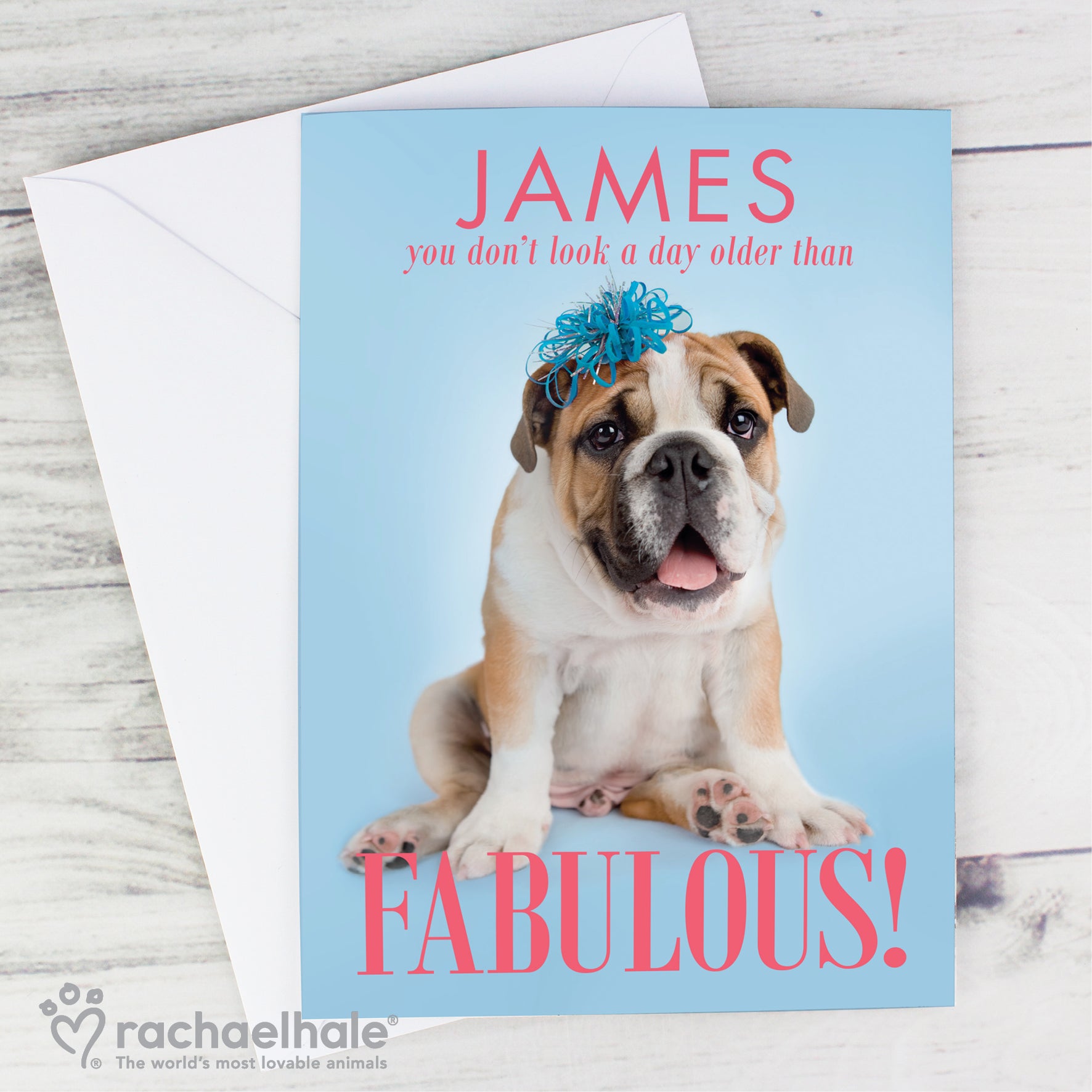 Personalised Rachael Hale Fabulous Birthday Card