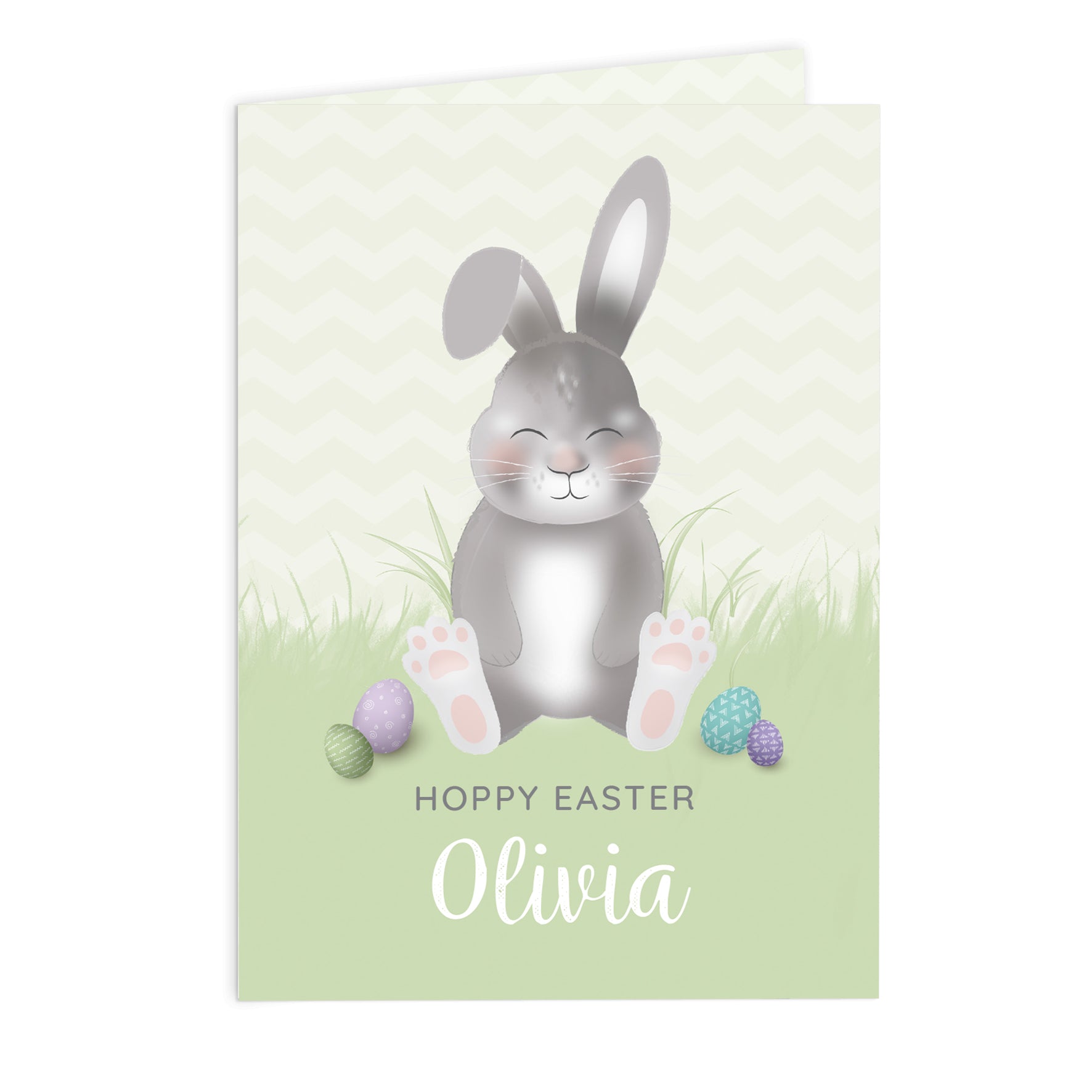 Personalised Easter Bunny Card