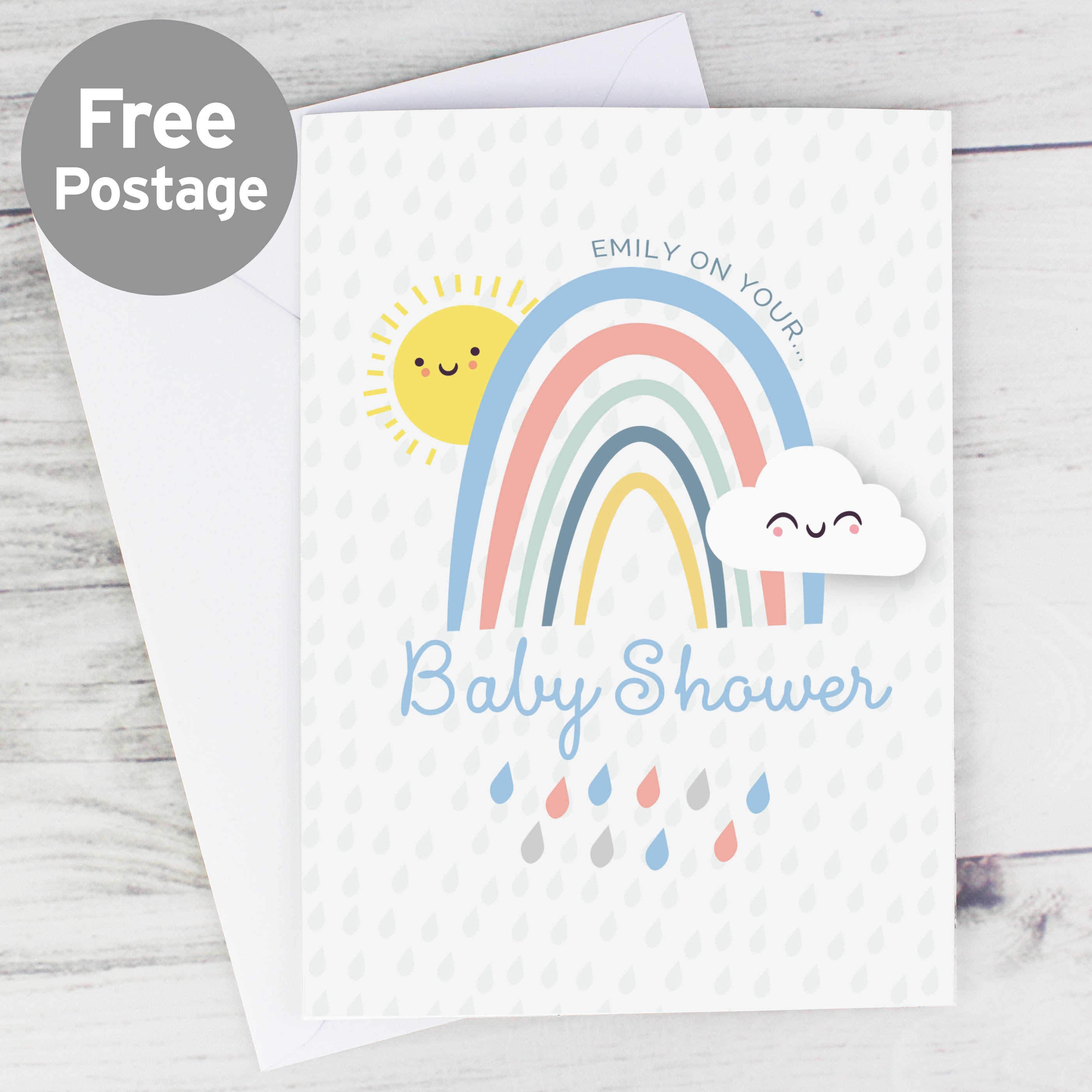 Personalised Baby Shower and New Baby Card