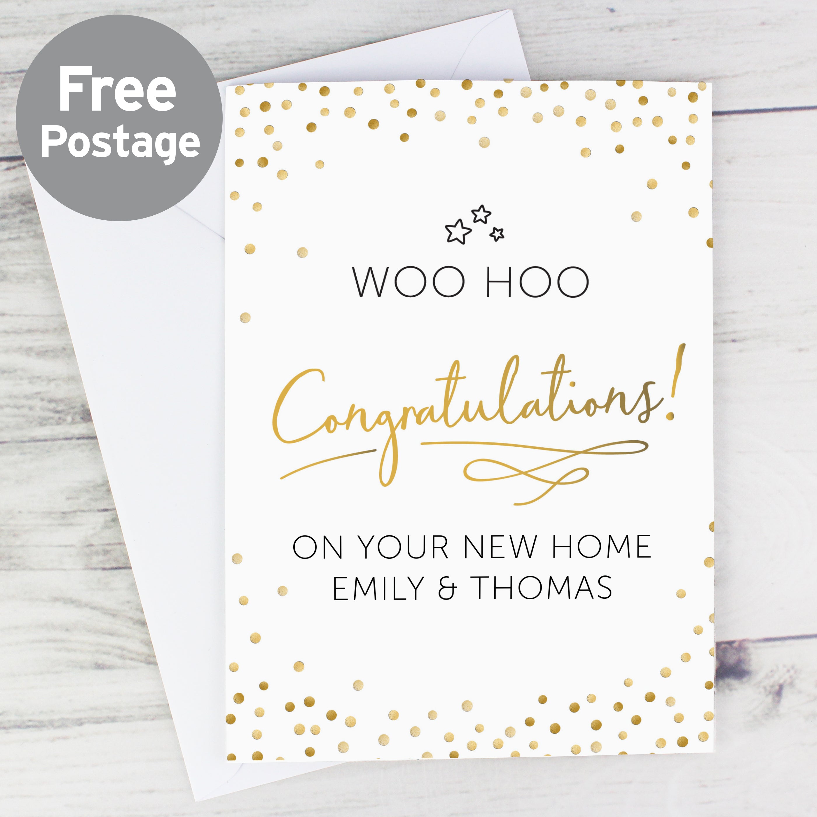 Personalised Congratulations Card