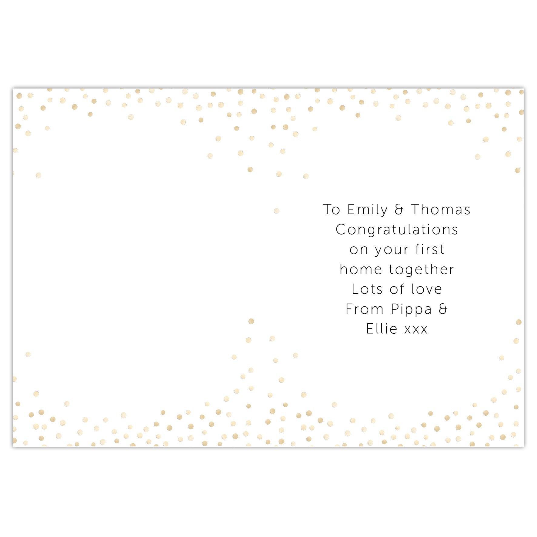 Personalised Congratulations Card