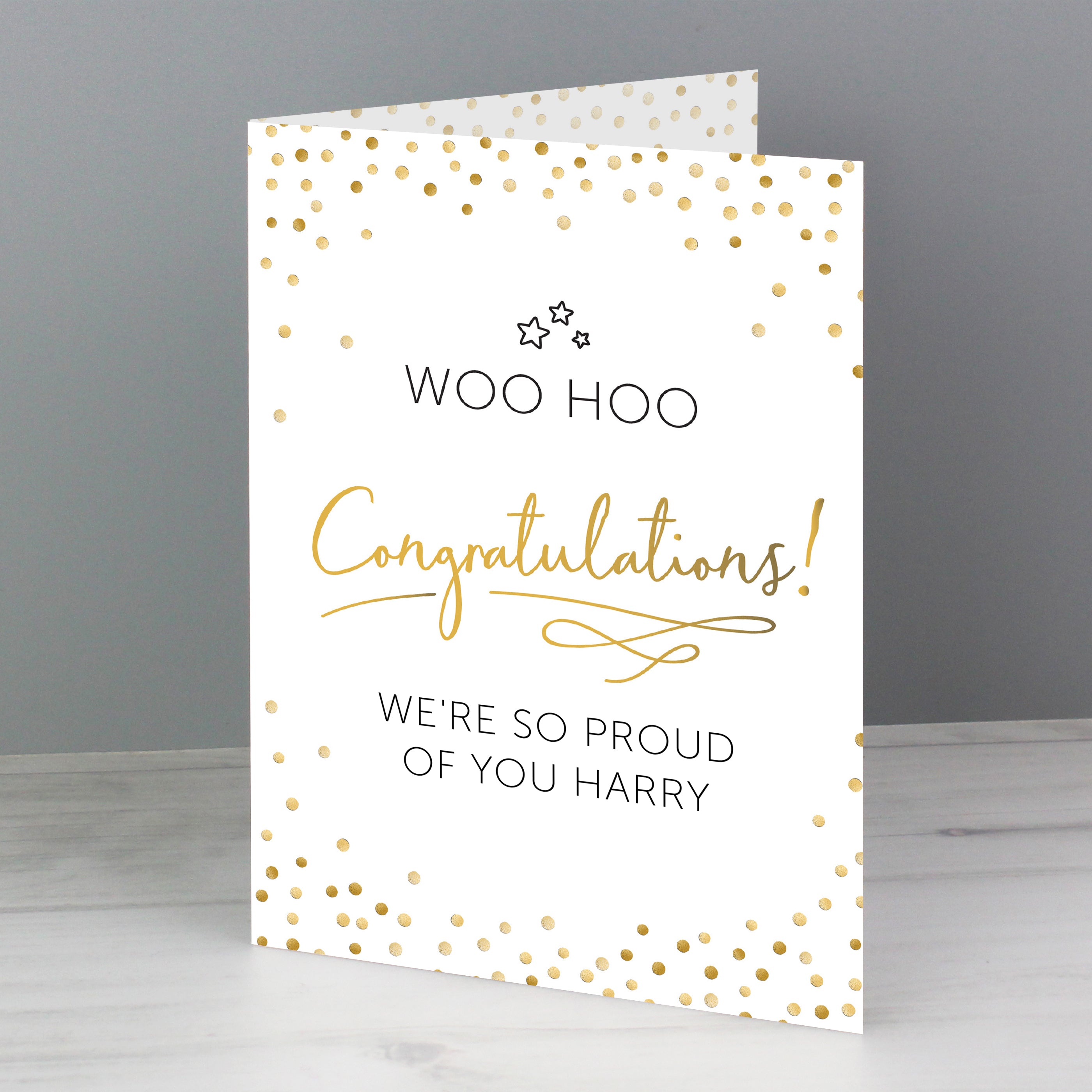 Personalised Congratulations Card