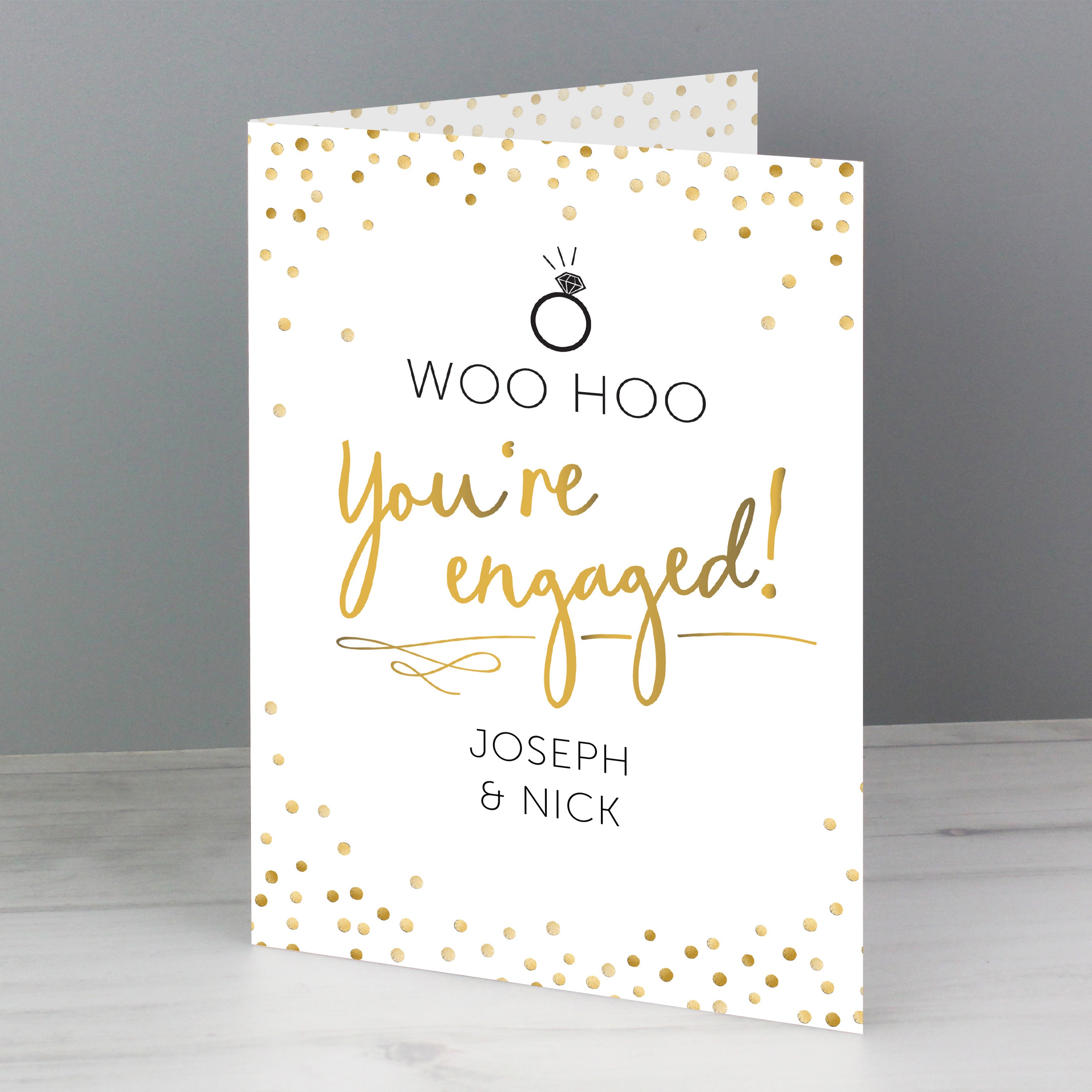 Personalised Engagement Card