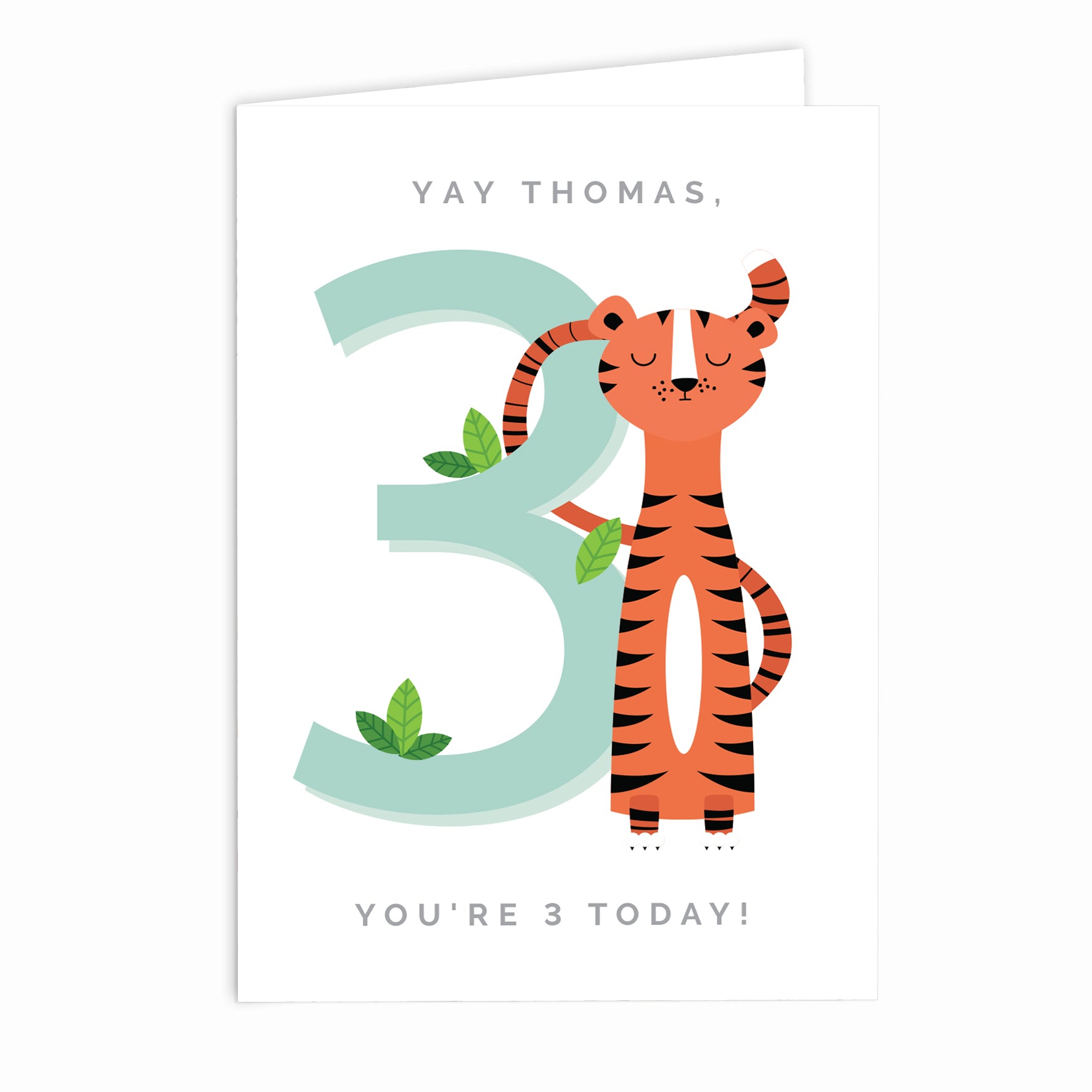 Personalised Animal Birthday Card