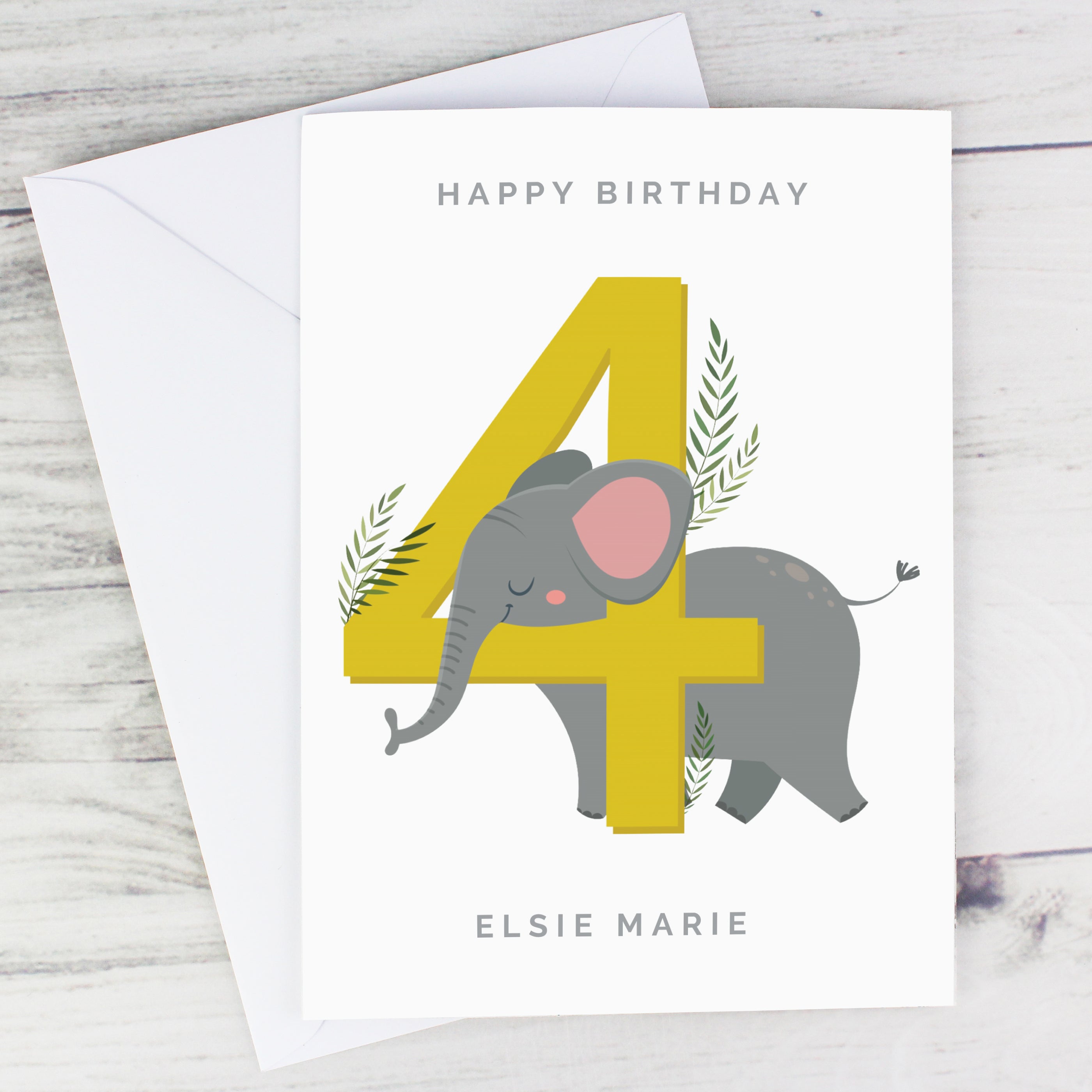 Personalised Animal Birthday Card