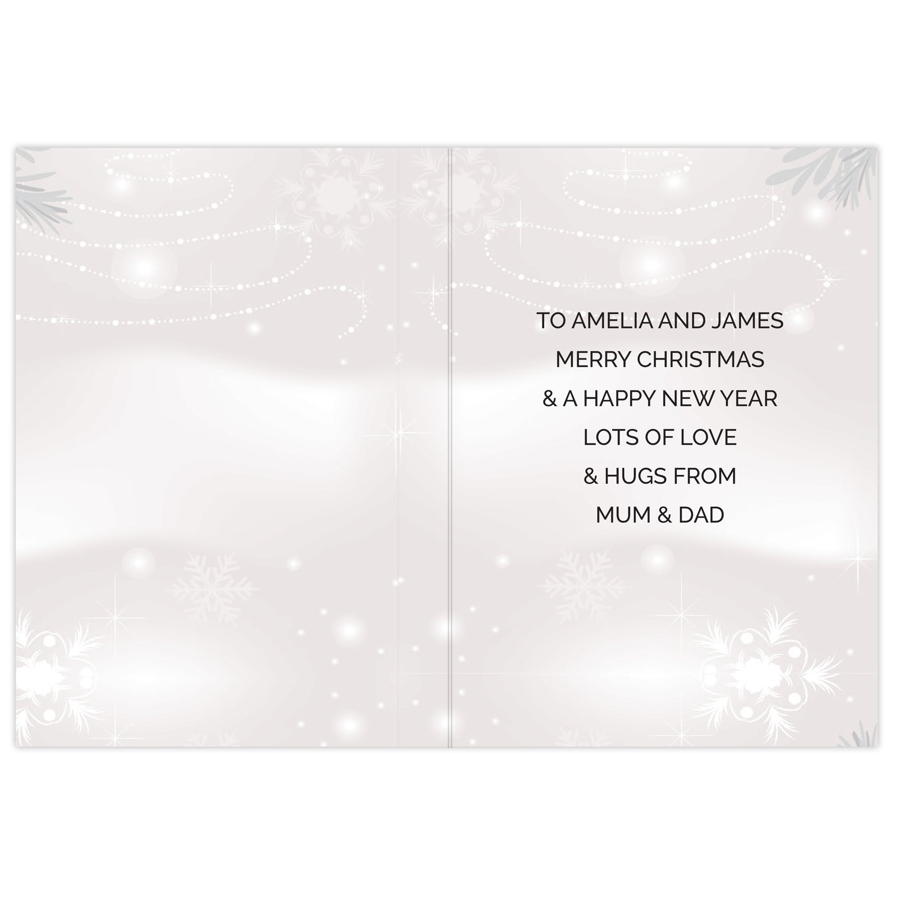 Personalised Christmas Snow Globe Card