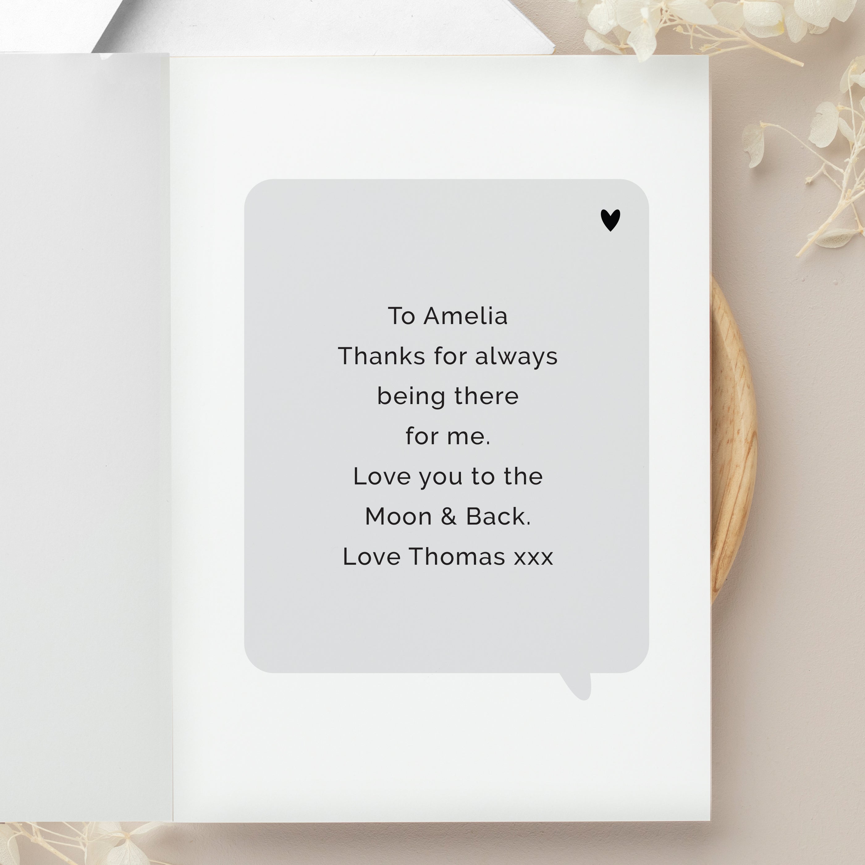 Personalised Love You Photo Upload Greeting Card