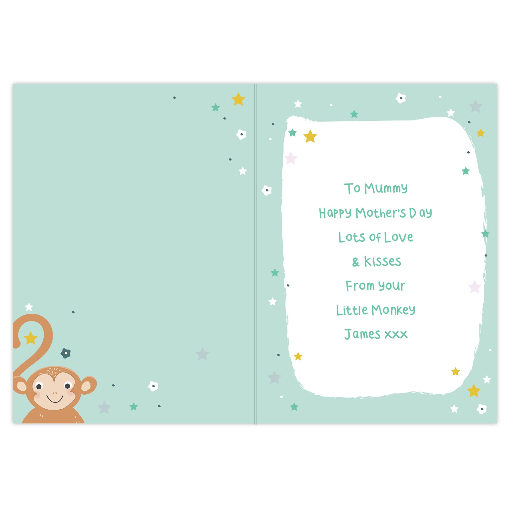 Personalised From Your Cheeky Monkey Card