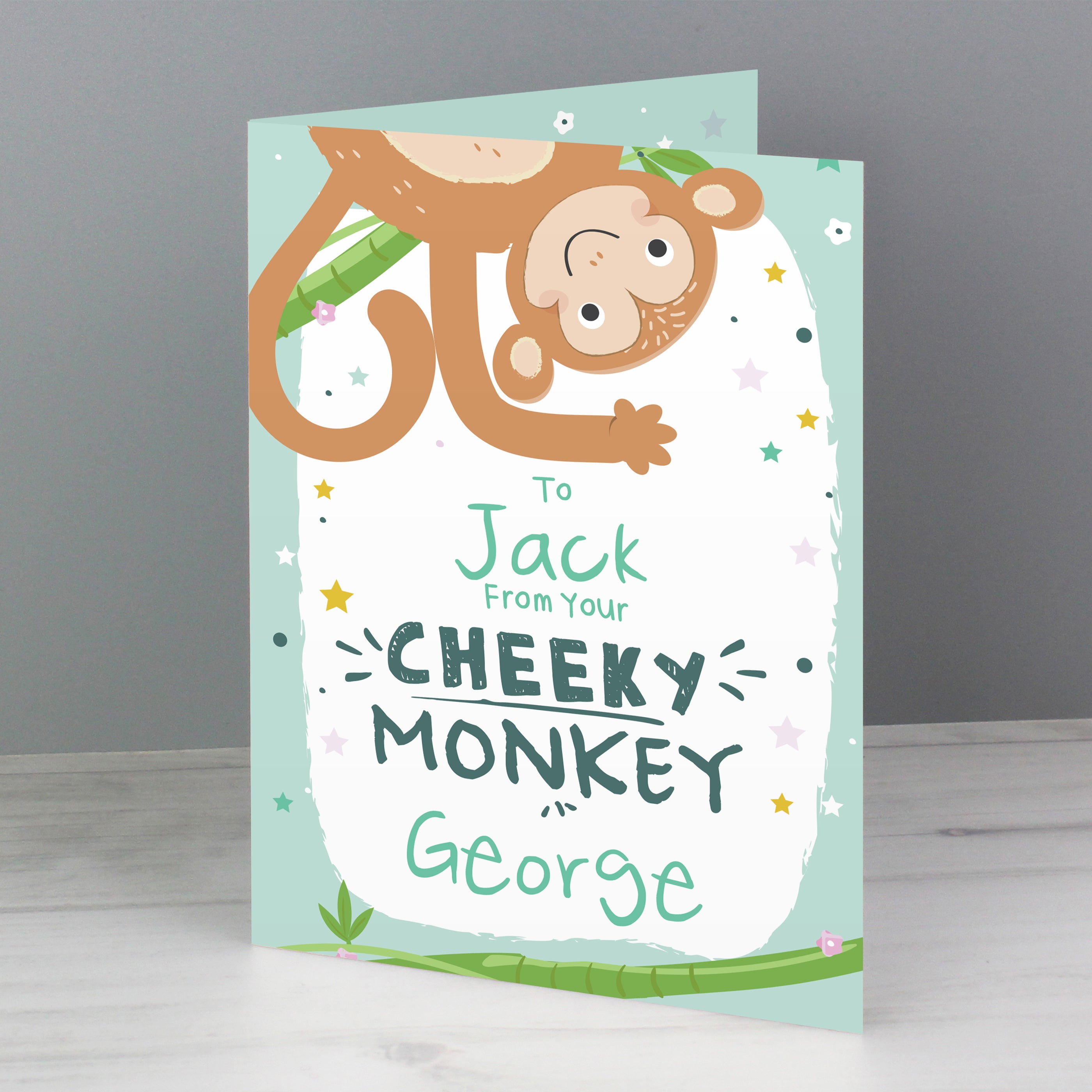 Personalised From Your Cheeky Monkey Card