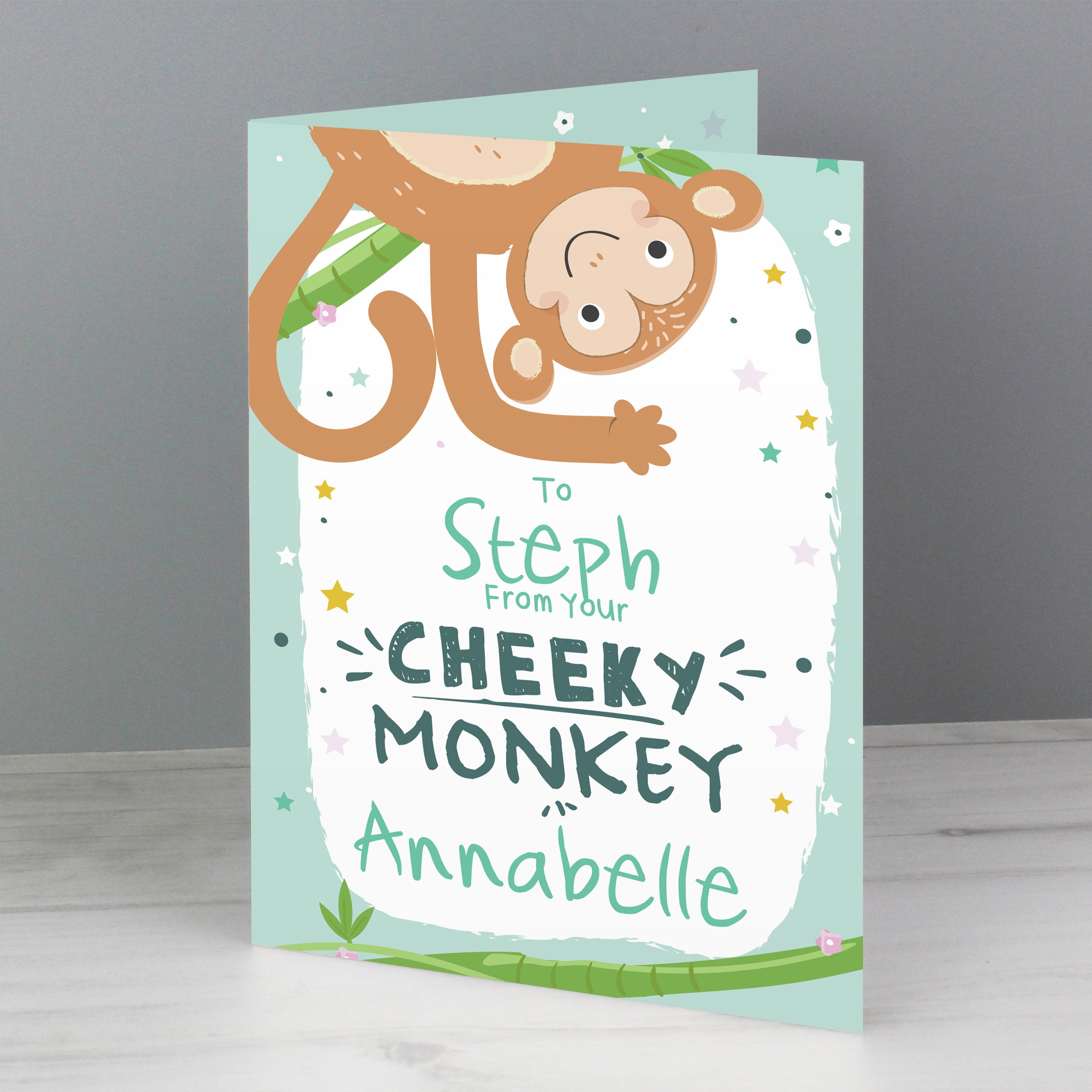 Personalised From Your Cheeky Monkey Card