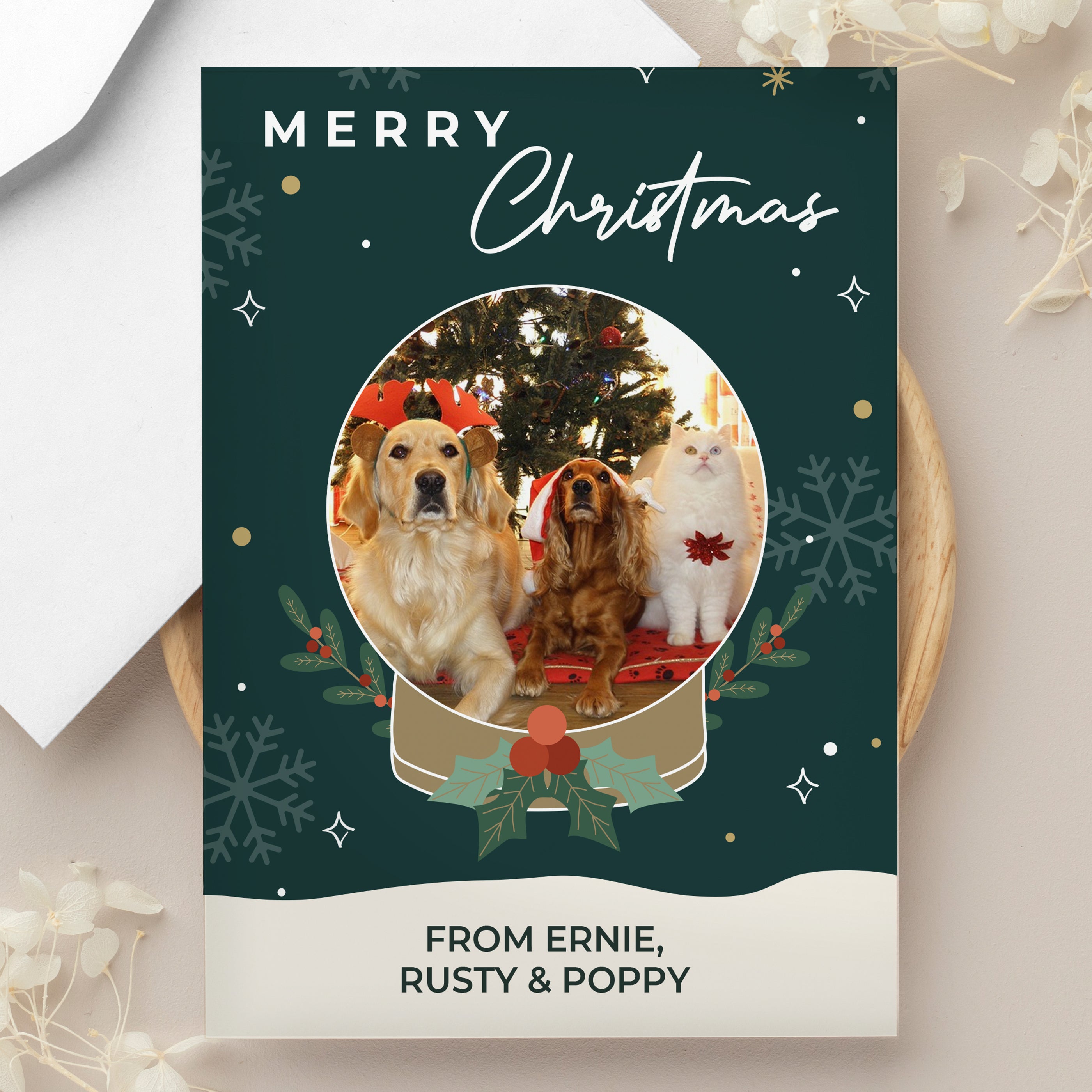 Personalised Photo Upload Christmas Card